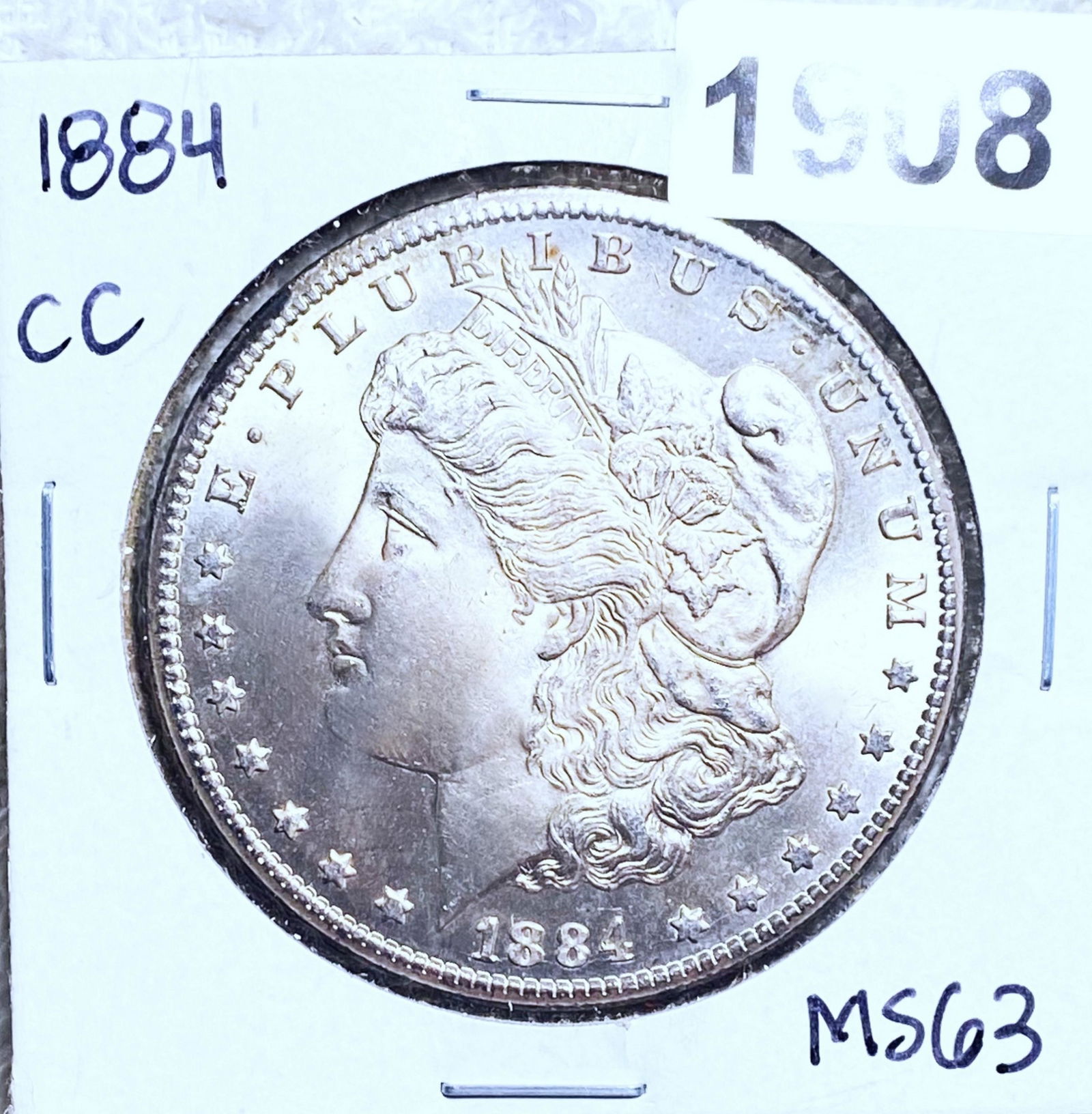 1884-CC Morgan Silver Dollar CHOICE BU (1 of 2)