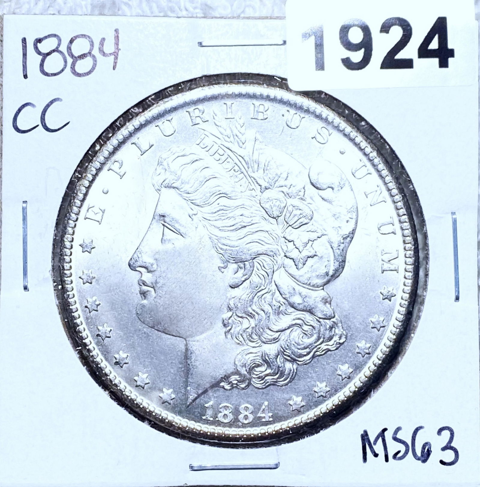 1884-CC Morgan Silver Dollar CHOICE BU (1 of 2)