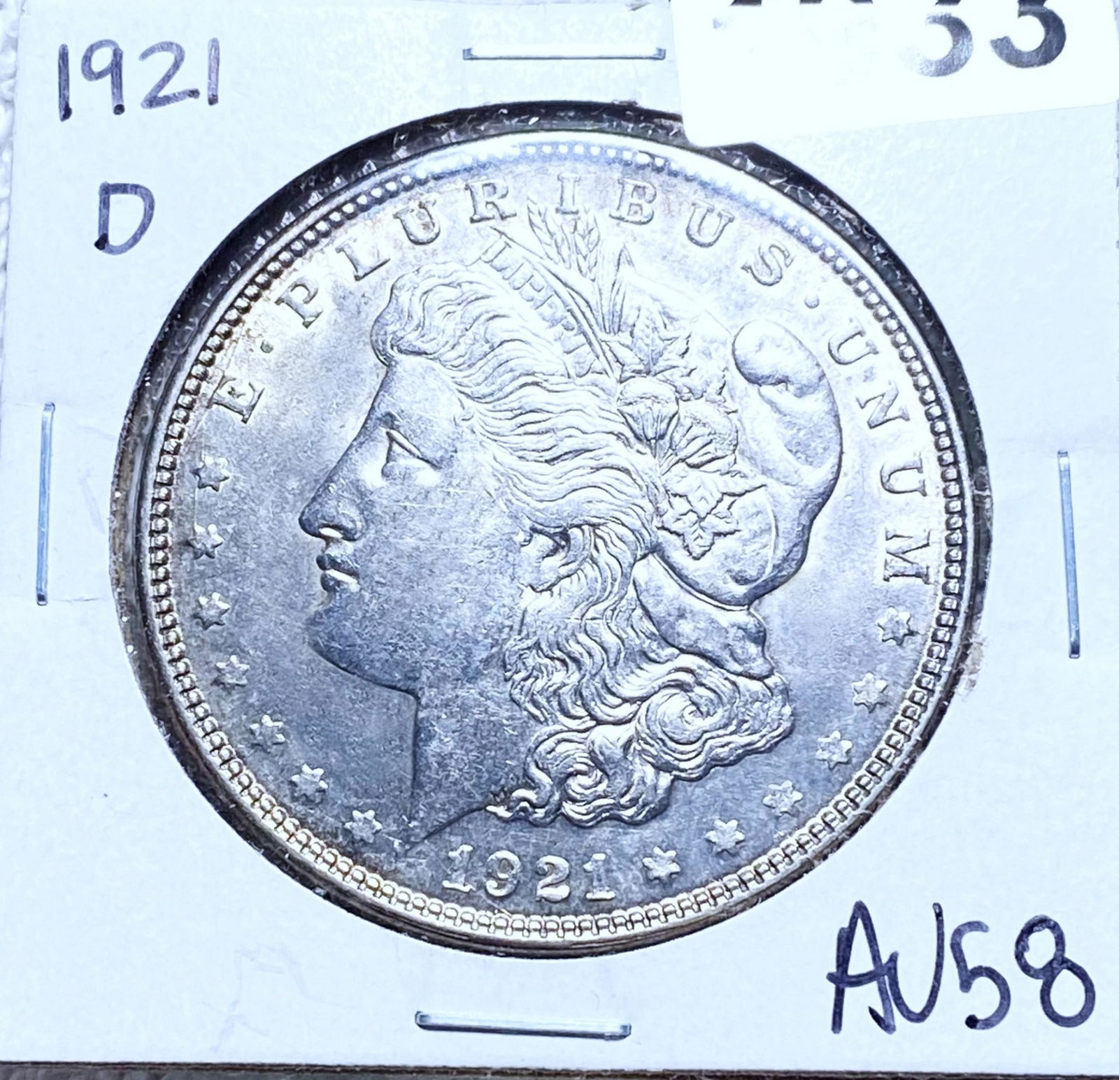 1921-D Silver Peace Dollar CHOICE AU (1 of 2)