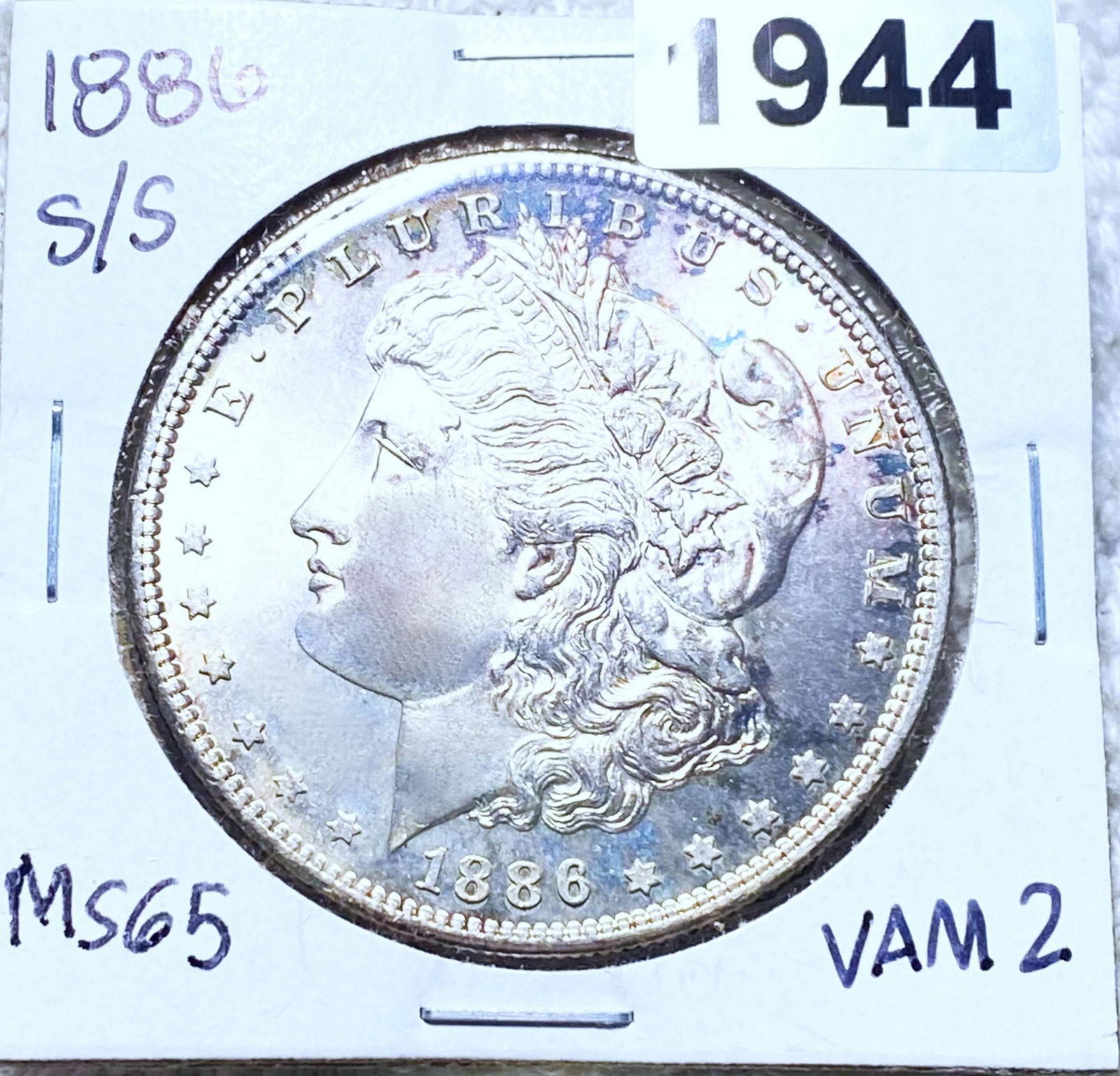 1886-S/S Morgan Silver Dollar GEM BU VAM-2 (1 of 2)