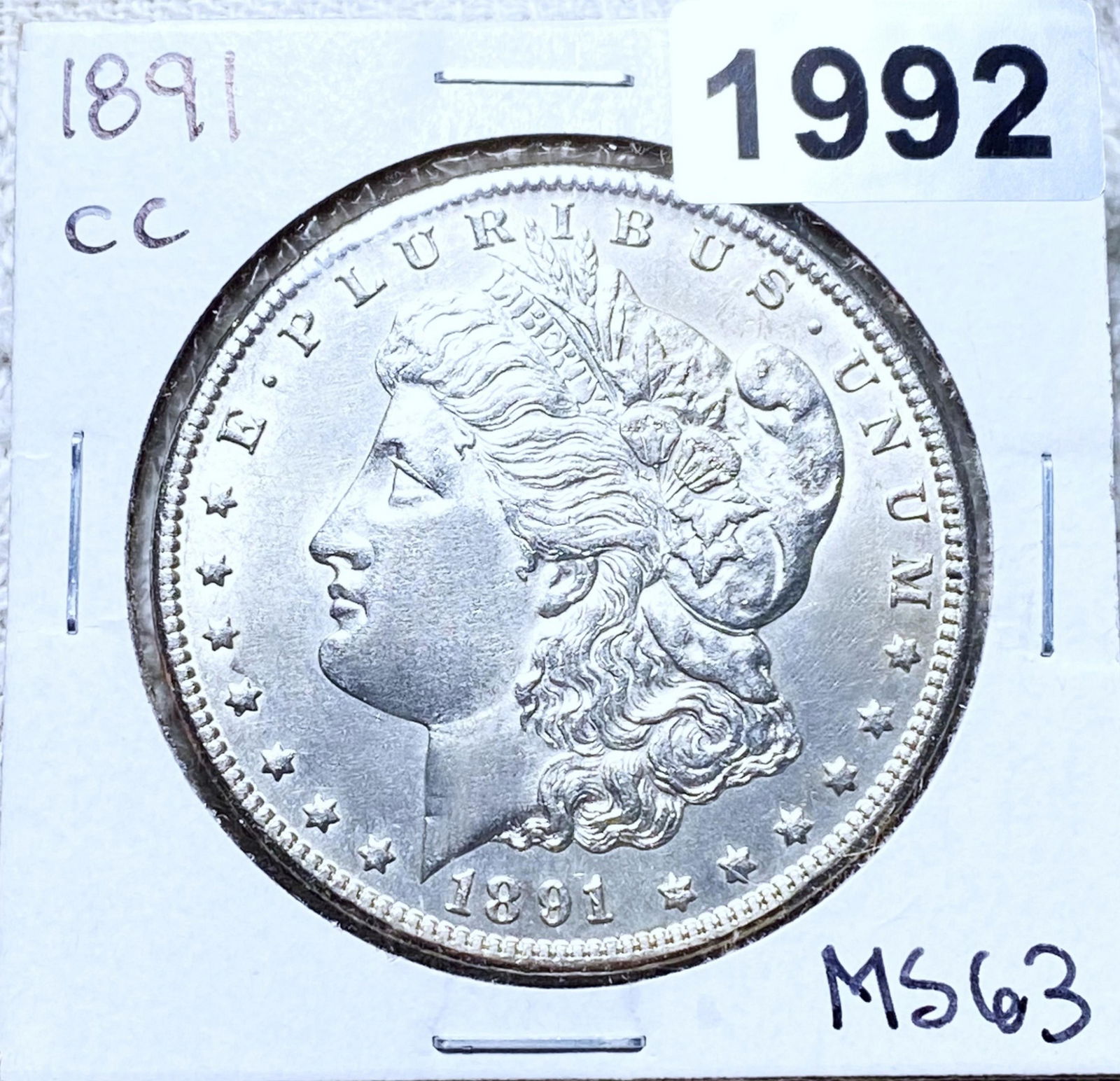 1891-CC Morgan Silver Dollar CHOICE BU (1 of 2)