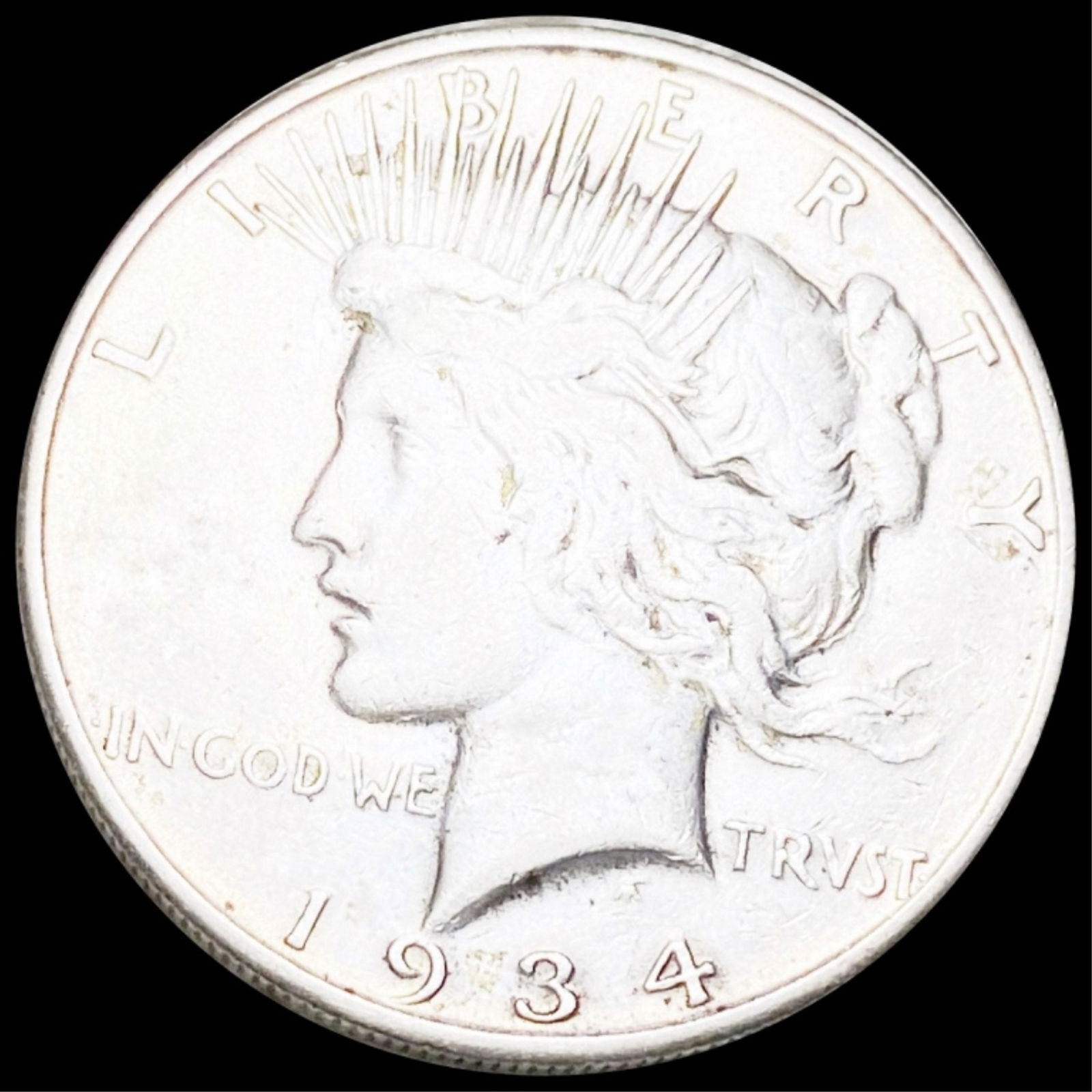 1934-S Silver Peace Dollar XF (1 of 2)
