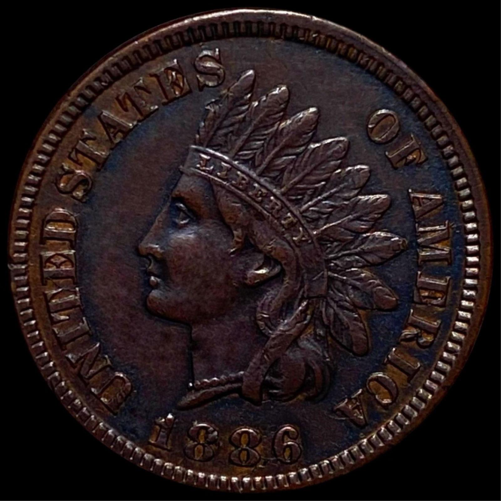 1886 Indian Head Penny UNCIRCULATED (1 of 2)