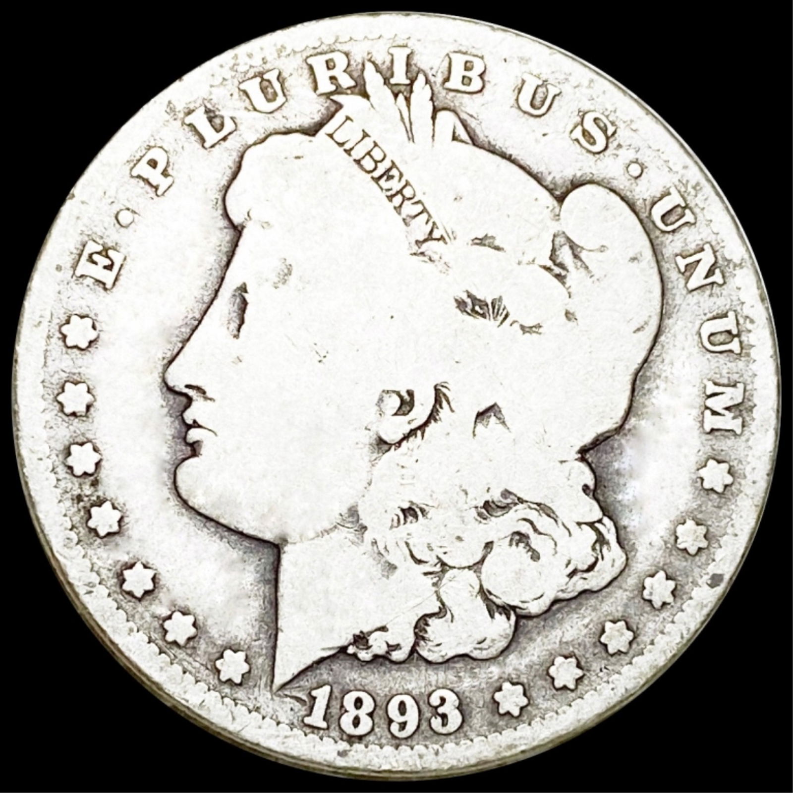 1893-O Morgan Silver Dollar NICELY CIRCULATED (1 of 2)