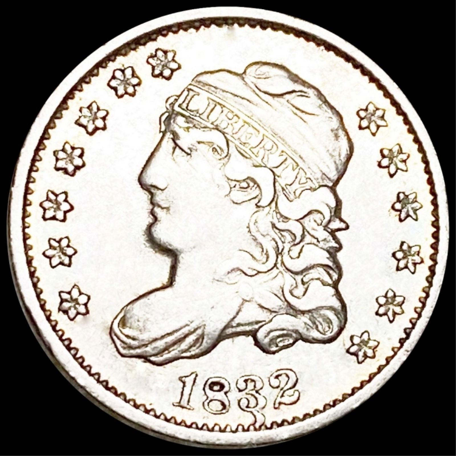 1832 Capped Bust Half Dime CLOSELY UNCIRCULATED (1 of 2)