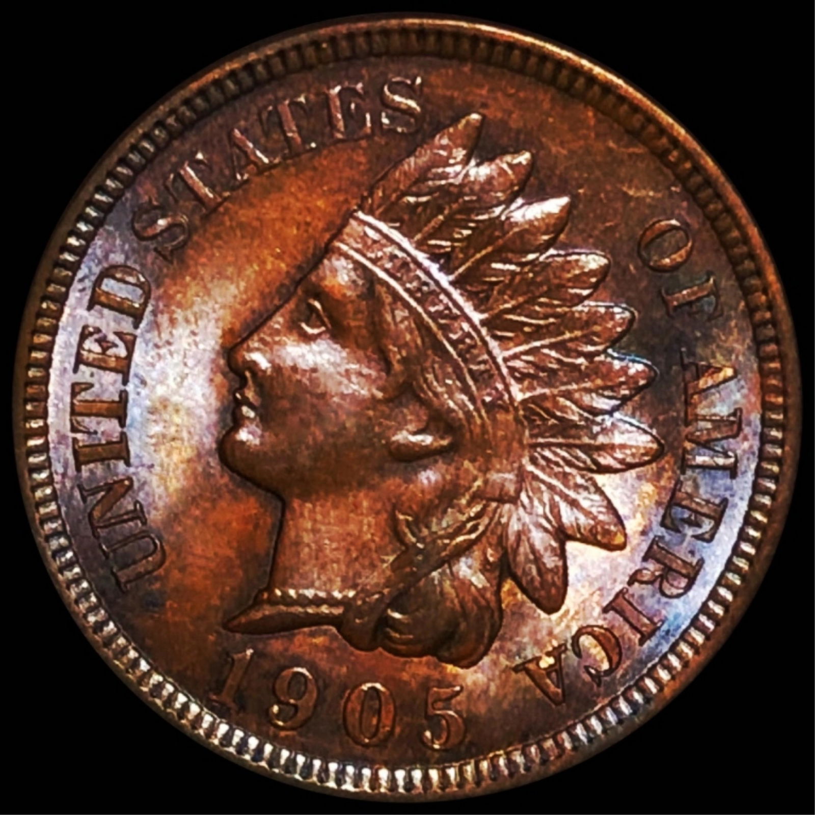 1905 Indian Head Penny UNCIRCULATED (1 of 2)