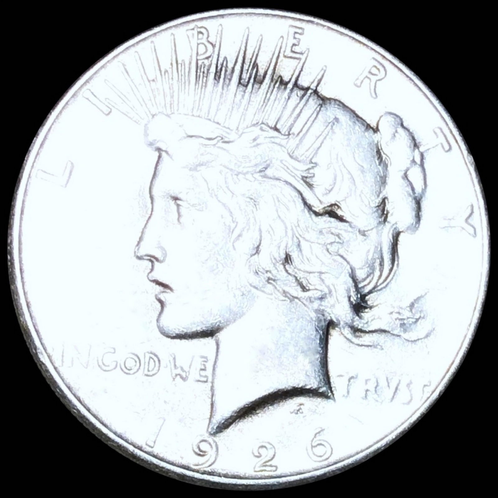 1926-S Silver Peace Dollar CLOSELY UNC (1 of 2)