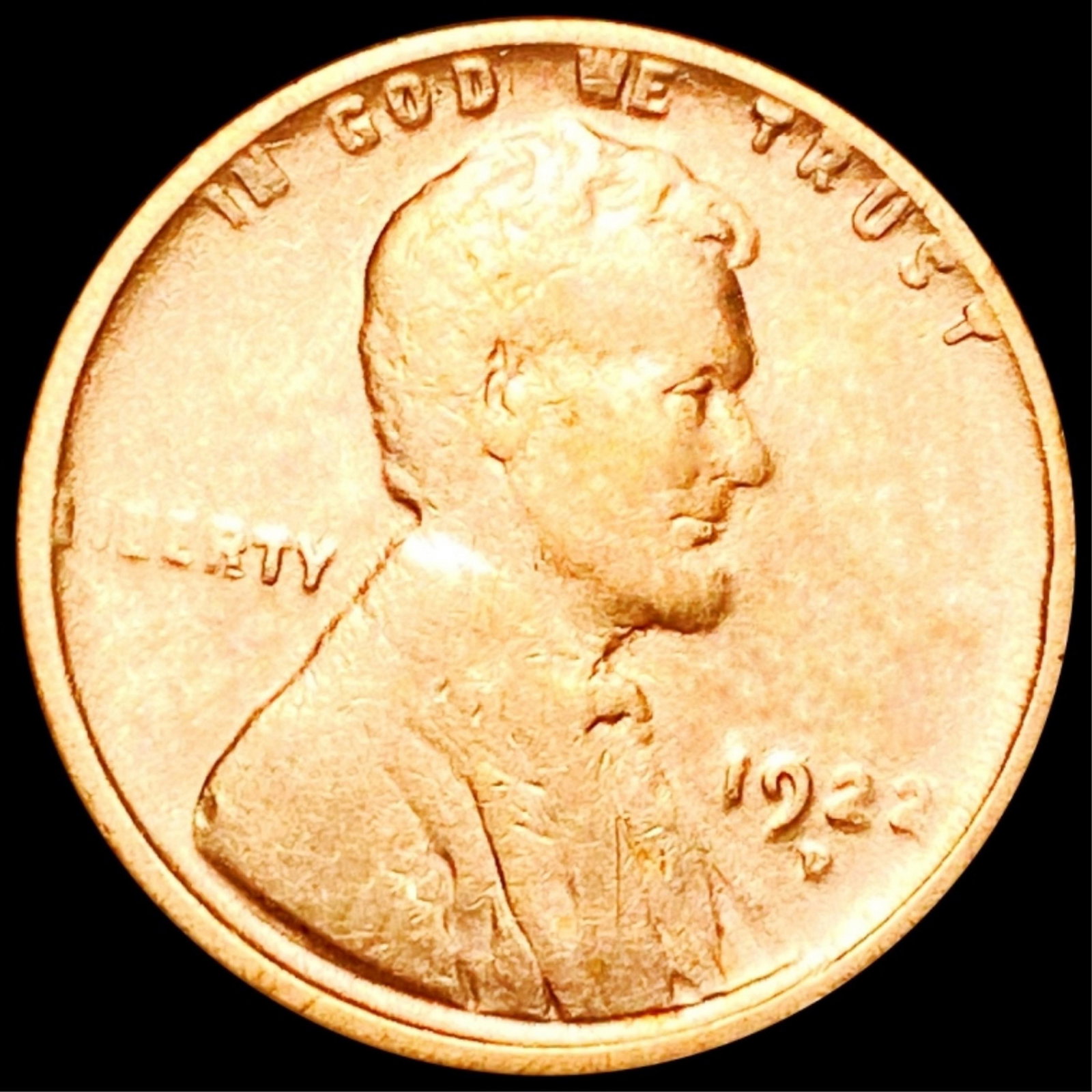 1922-D Lincoln Wheat Penny NEARLY UNC: 1922-D Lincoln Wheat Penny NEARLY UNC
