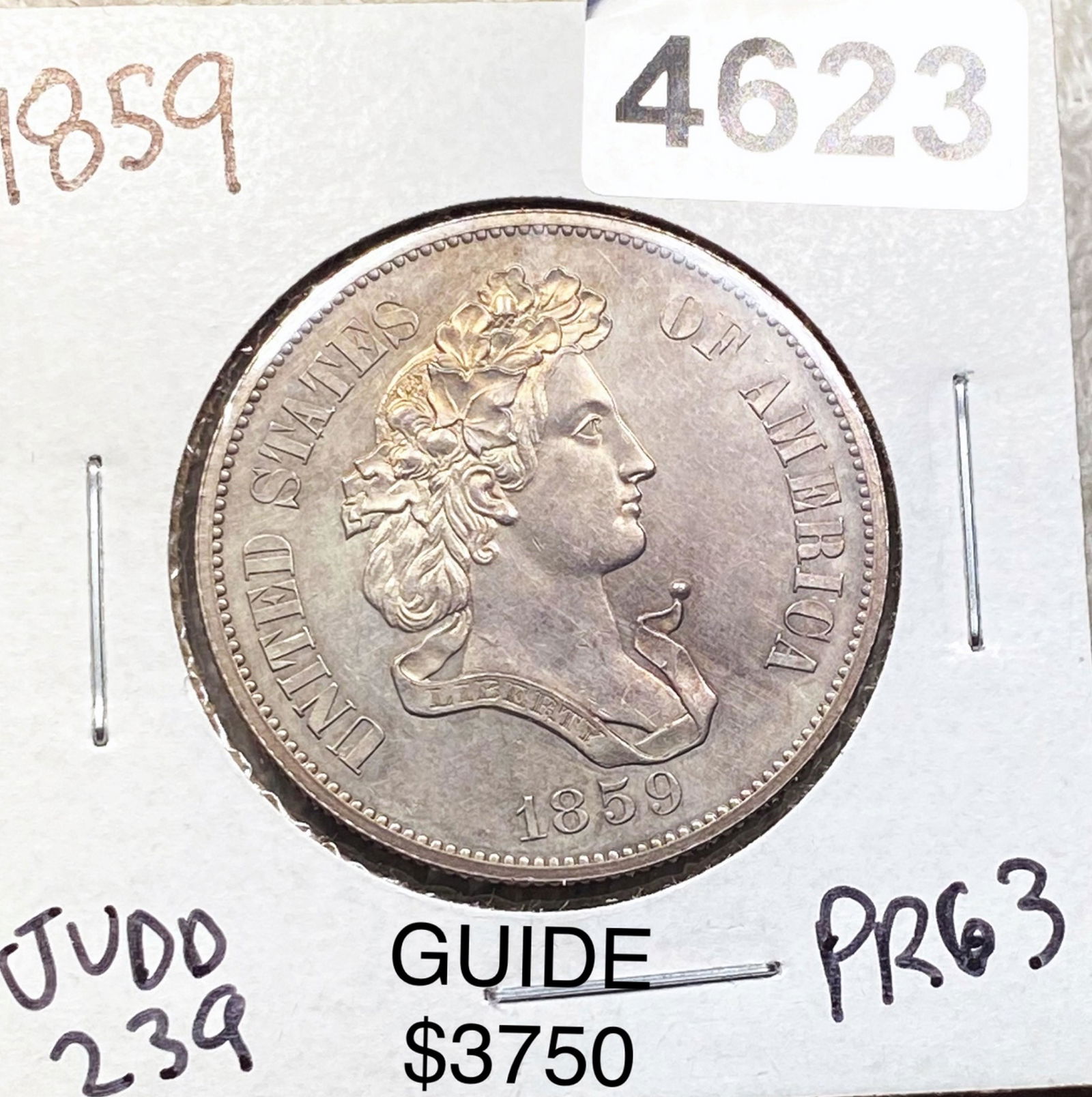 1859 Judd Pattern Half Dollar CH PR JUDD-239 (1 of 2)