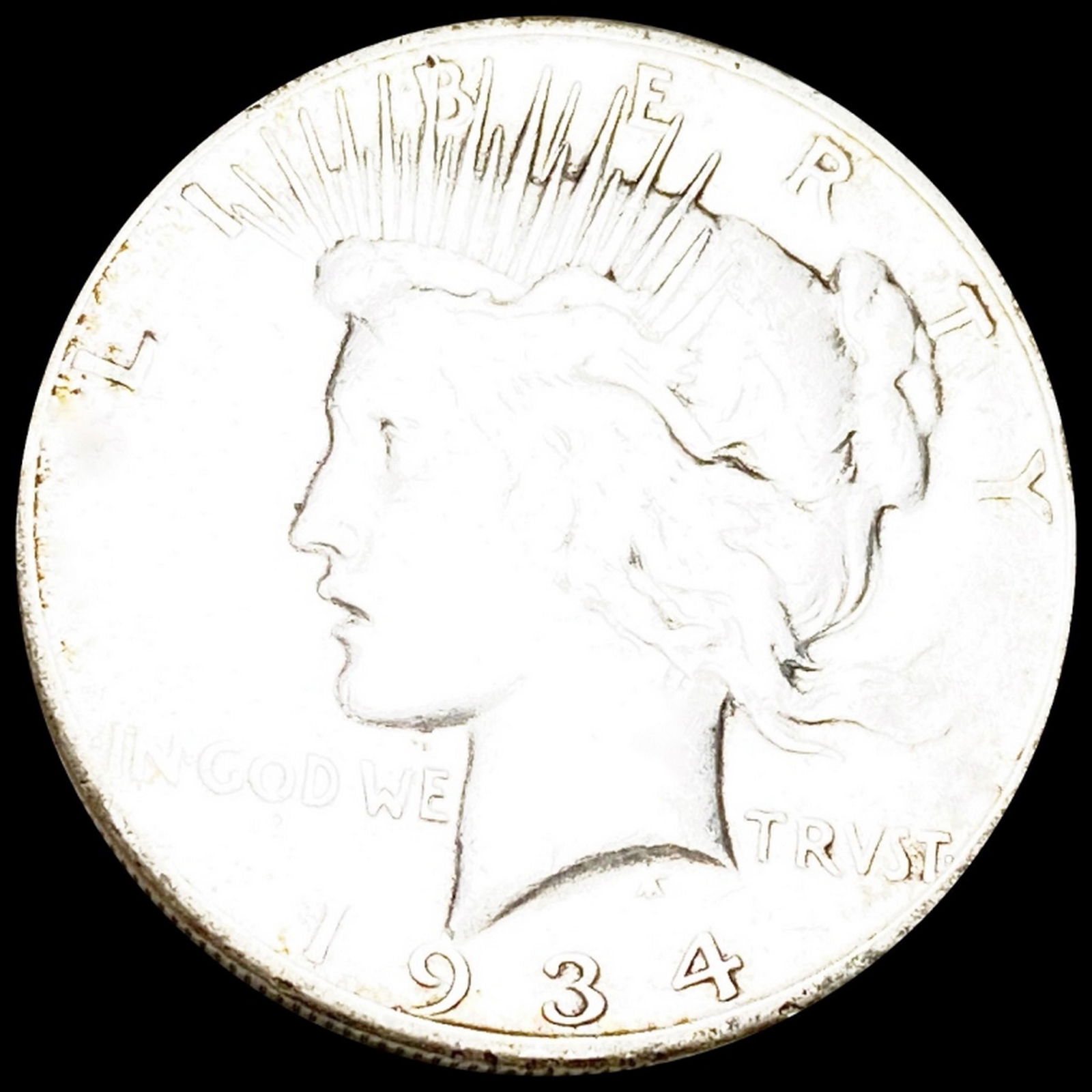 1934-S Silver Peace Dollar LIGHTLY CIRCULATED (1 of 2)
