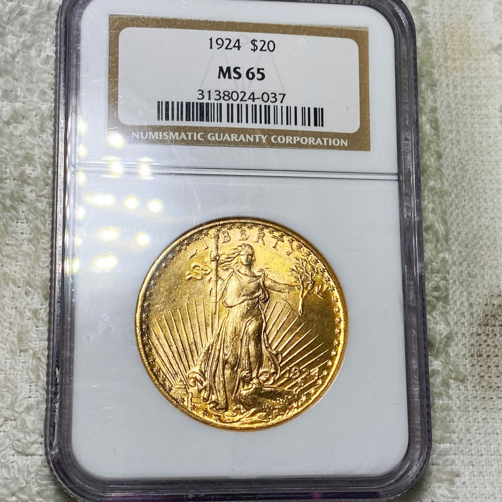 1924 $20 Gold Double Eagle NGC - MS65 (1 of 2)