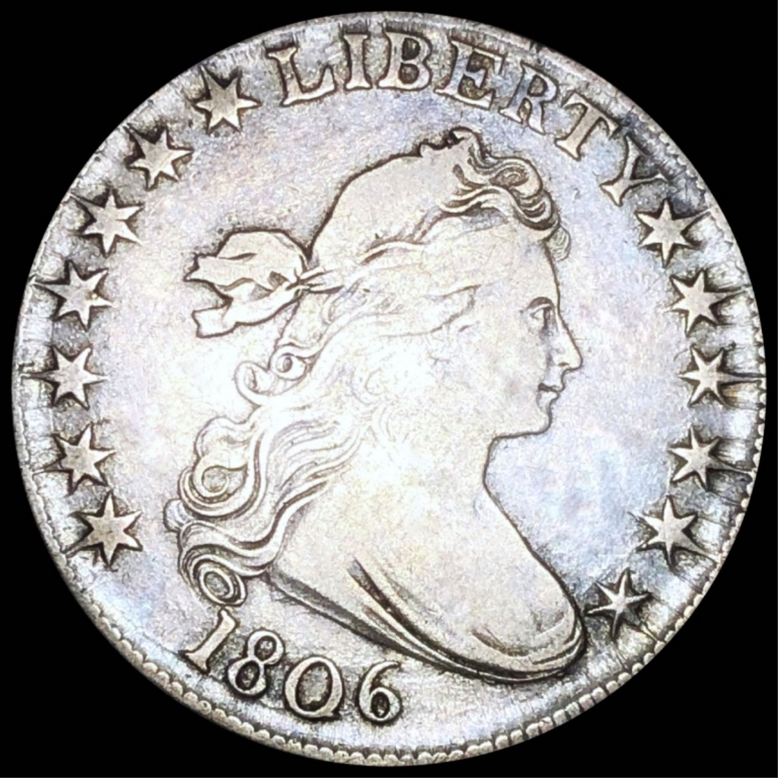 1806 Draped Bust Half Dollar LIGHTLY CIRCULATED (1 of 2)