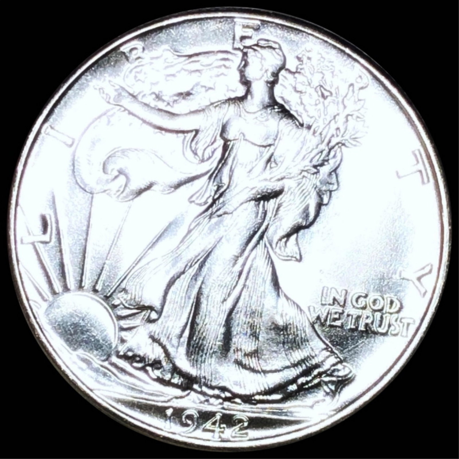 1942 Walking Half Dollar UNCIRCULATED (1 of 2)
