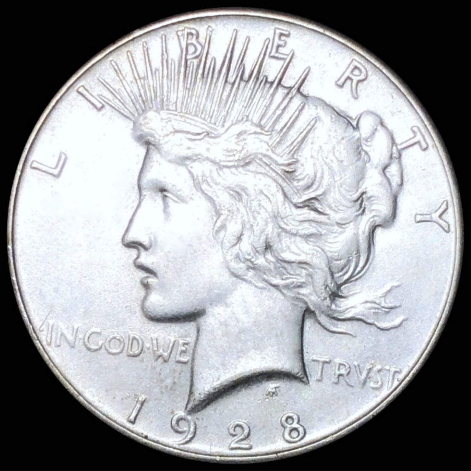 1928 Silver Peace Dollar CLOSELY UNCIRCULATED (1 of 2)