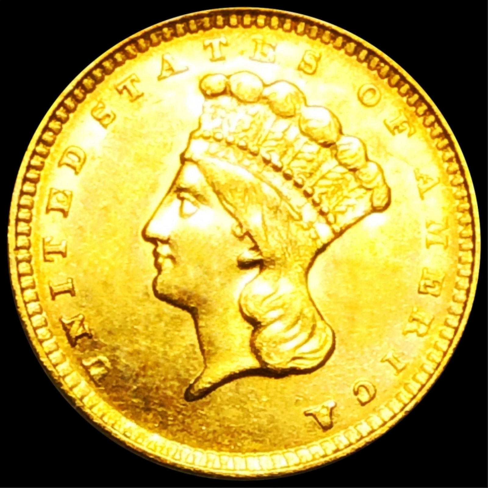 1856 Rare Gold Dollar UNCIRCULATED (1 of 2)