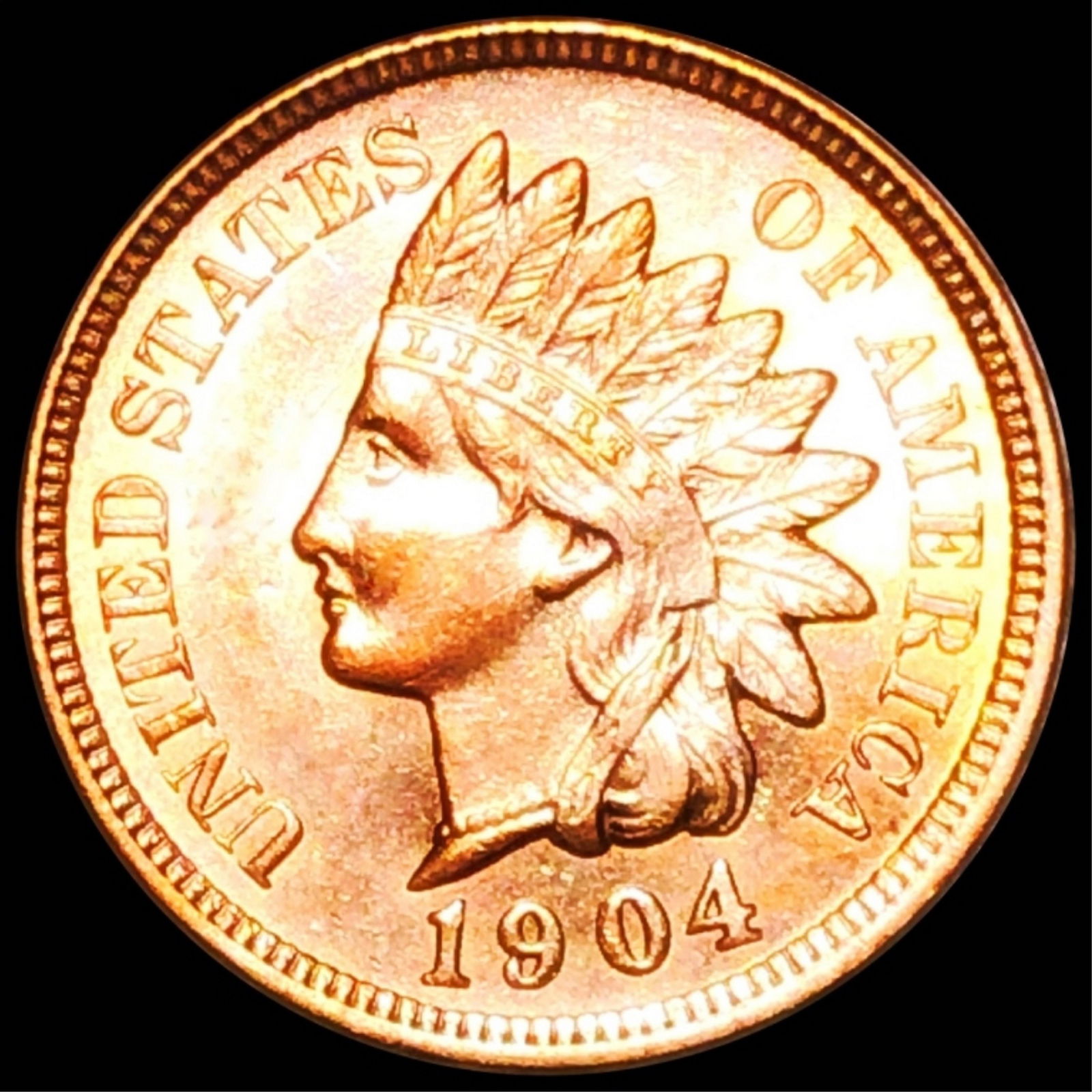 1904 Indian Head Penny CHOICE BU RED (1 of 2)