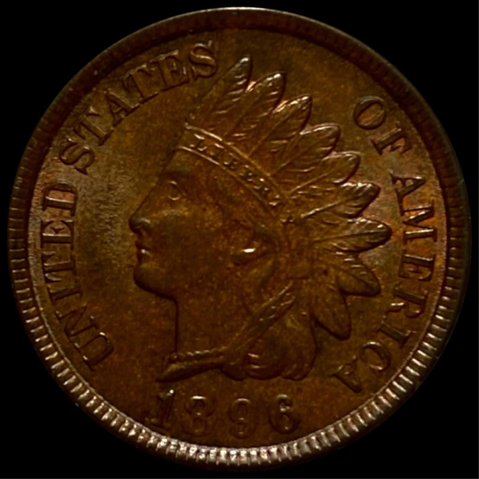 1896 Indian Head Penny UNCIRCULATED (1 of 2)