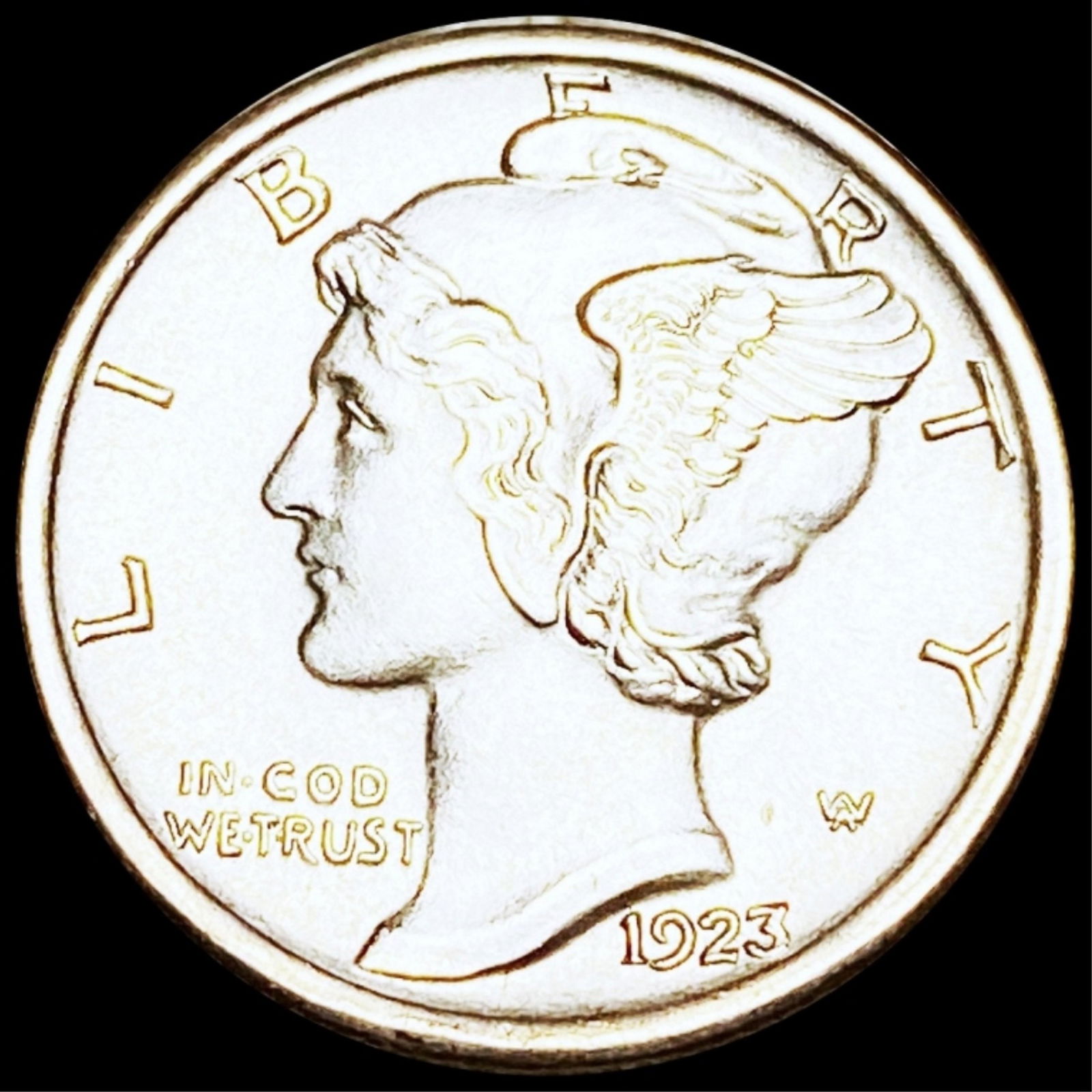 1923-S Mercury Silver Dime UNCIRCULATED (1 of 2)