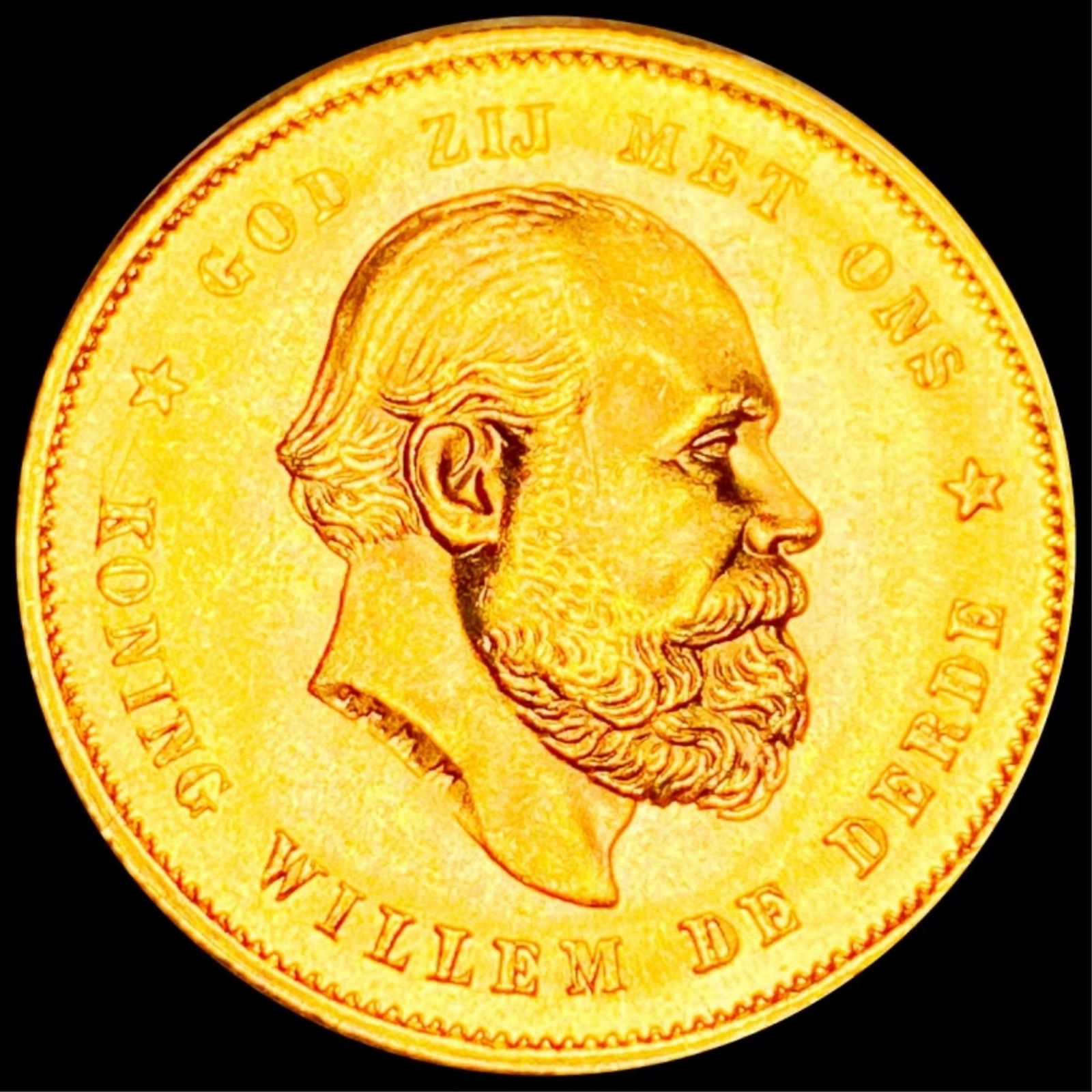 1875 Netherlands Gold 10 Gulden UNCIRCULATED (1 of 2)