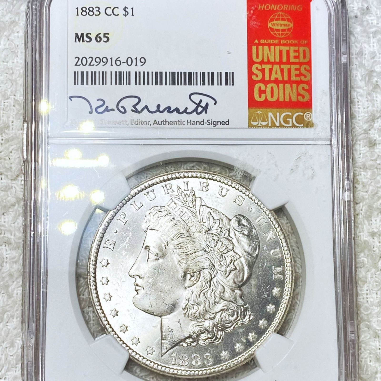 1883-CC Morgan Silver Dollar NGC - MS65 (1 of 2)