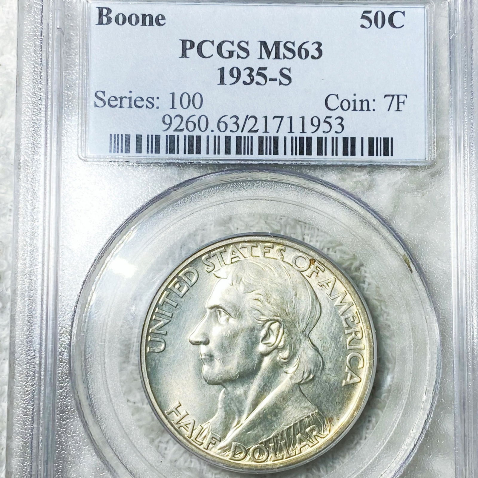 1935-S Boone Half Dollar PCGS - MS63 (1 of 2)