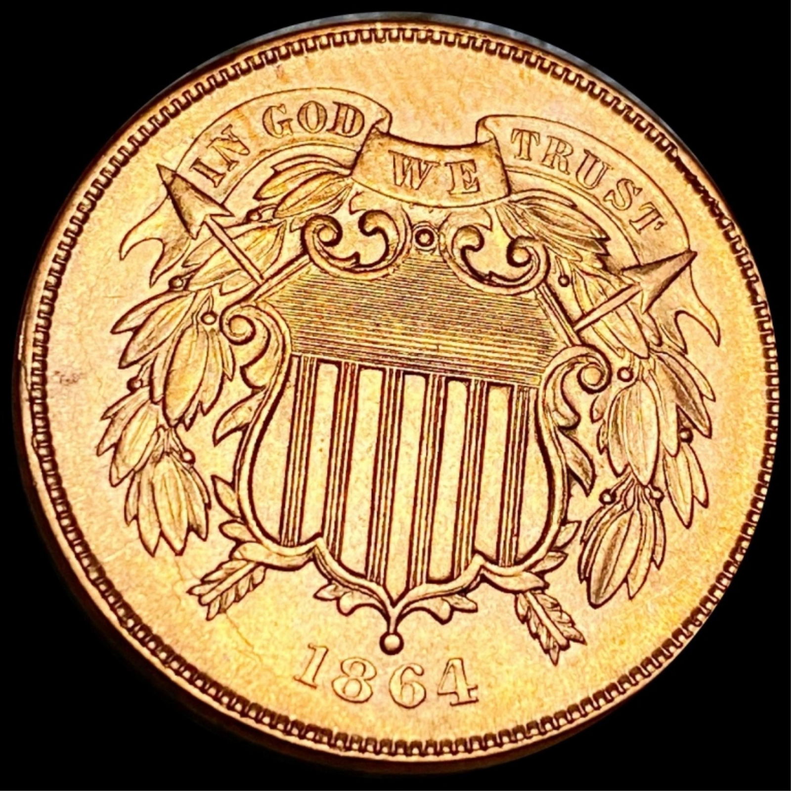 1864 Two Cent Piece UNCIRCULATED (1 of 2)