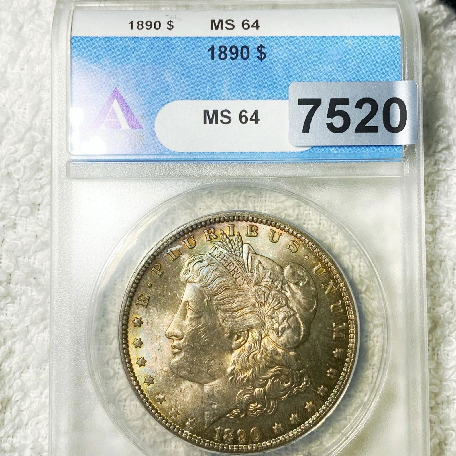 1890 Morgan Silver Dollar ANACS - MS64 (1 of 2)