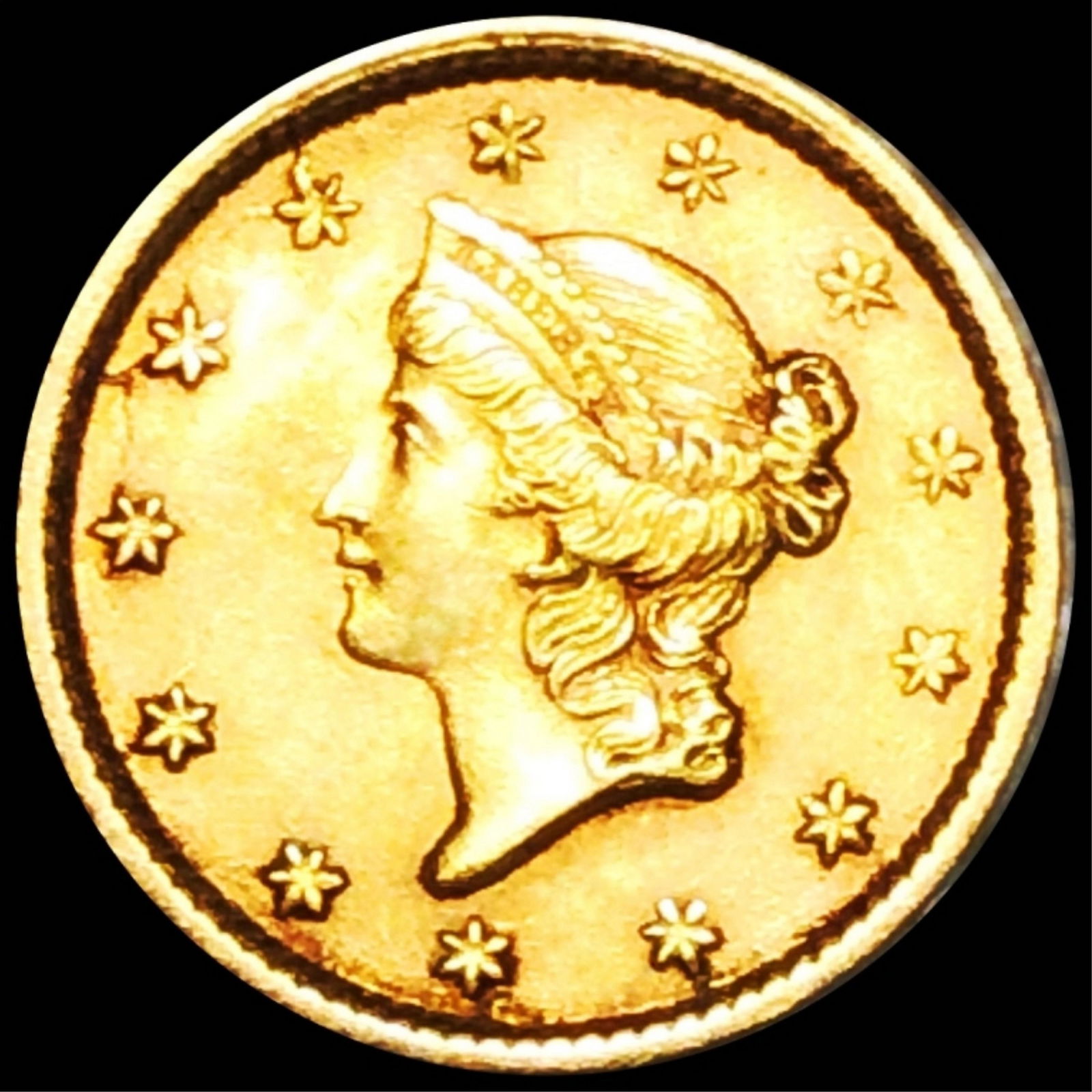 1852 Rare Gold Dollar UNCIRCULATED (1 of 2)