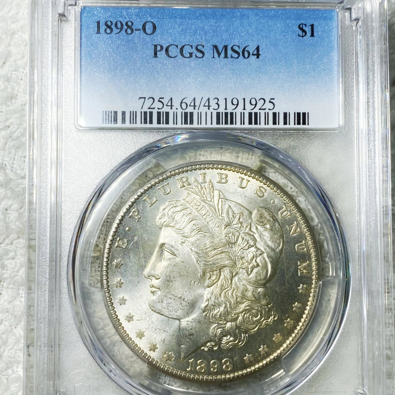 1898-O Morgan Silver Dollar PCGS - MS64 (1 of 2)