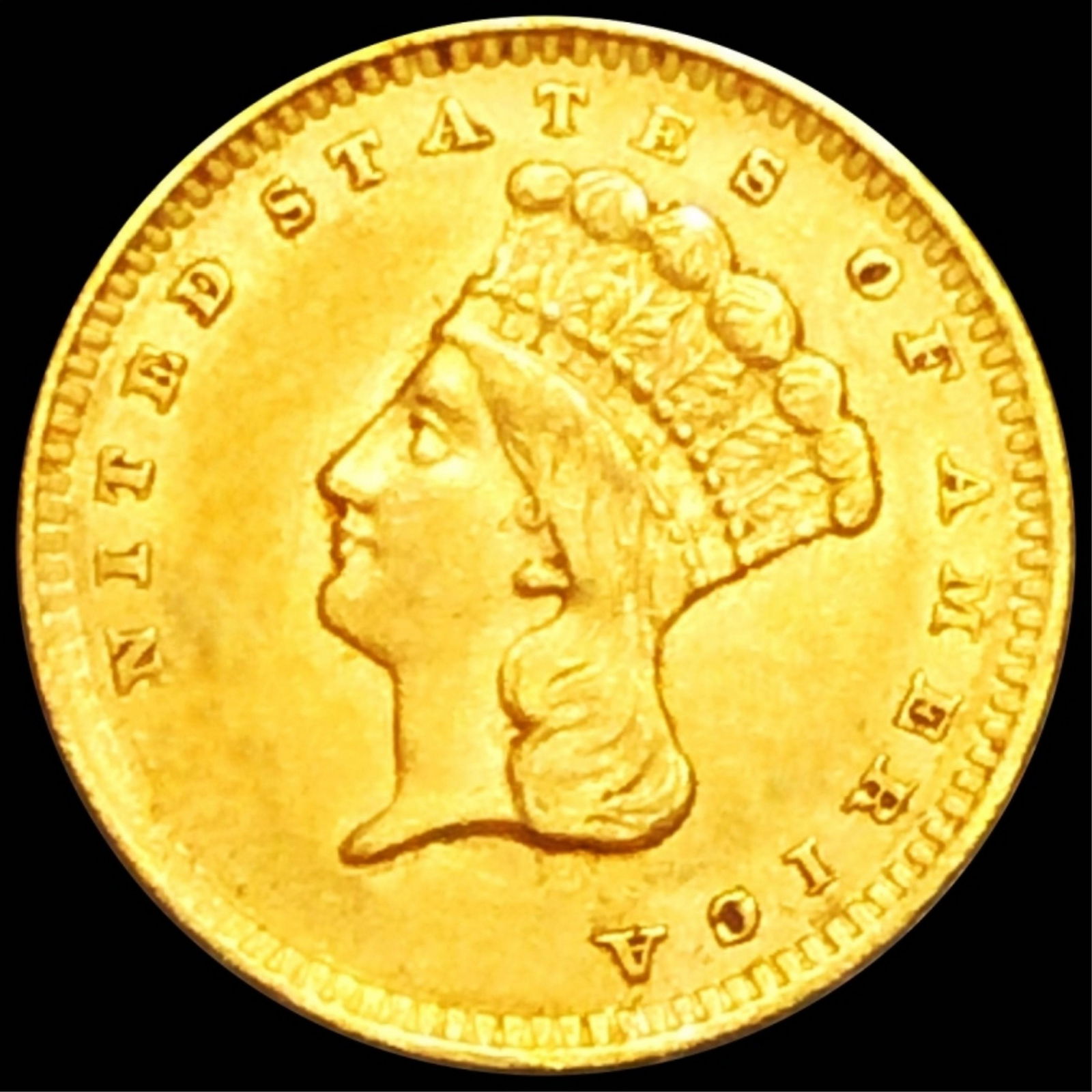 1856 Rare Gold Dollar UNCIRCULATED (1 of 2)