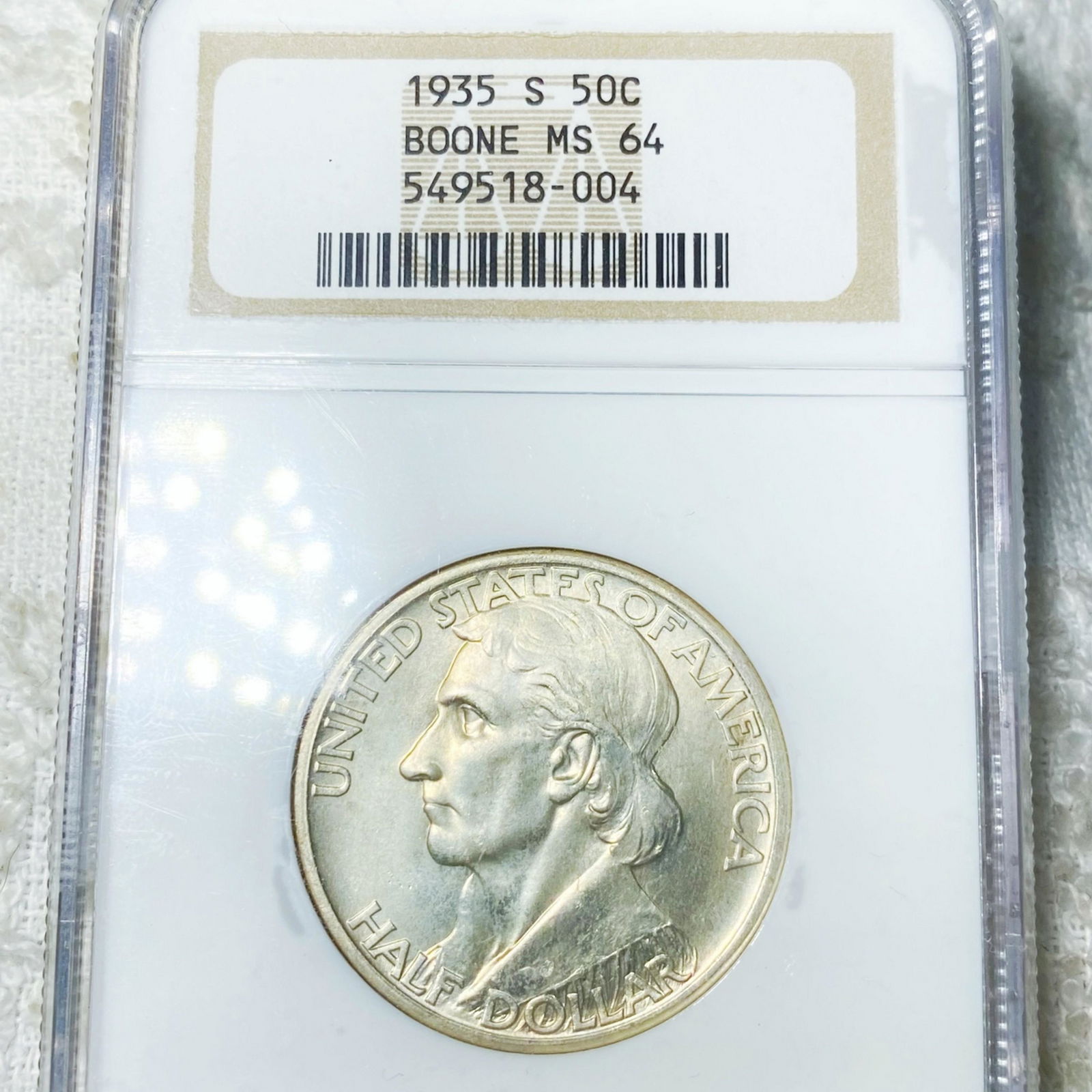 1935-S Boone Half Dollar NGC - MS64 (1 of 2)