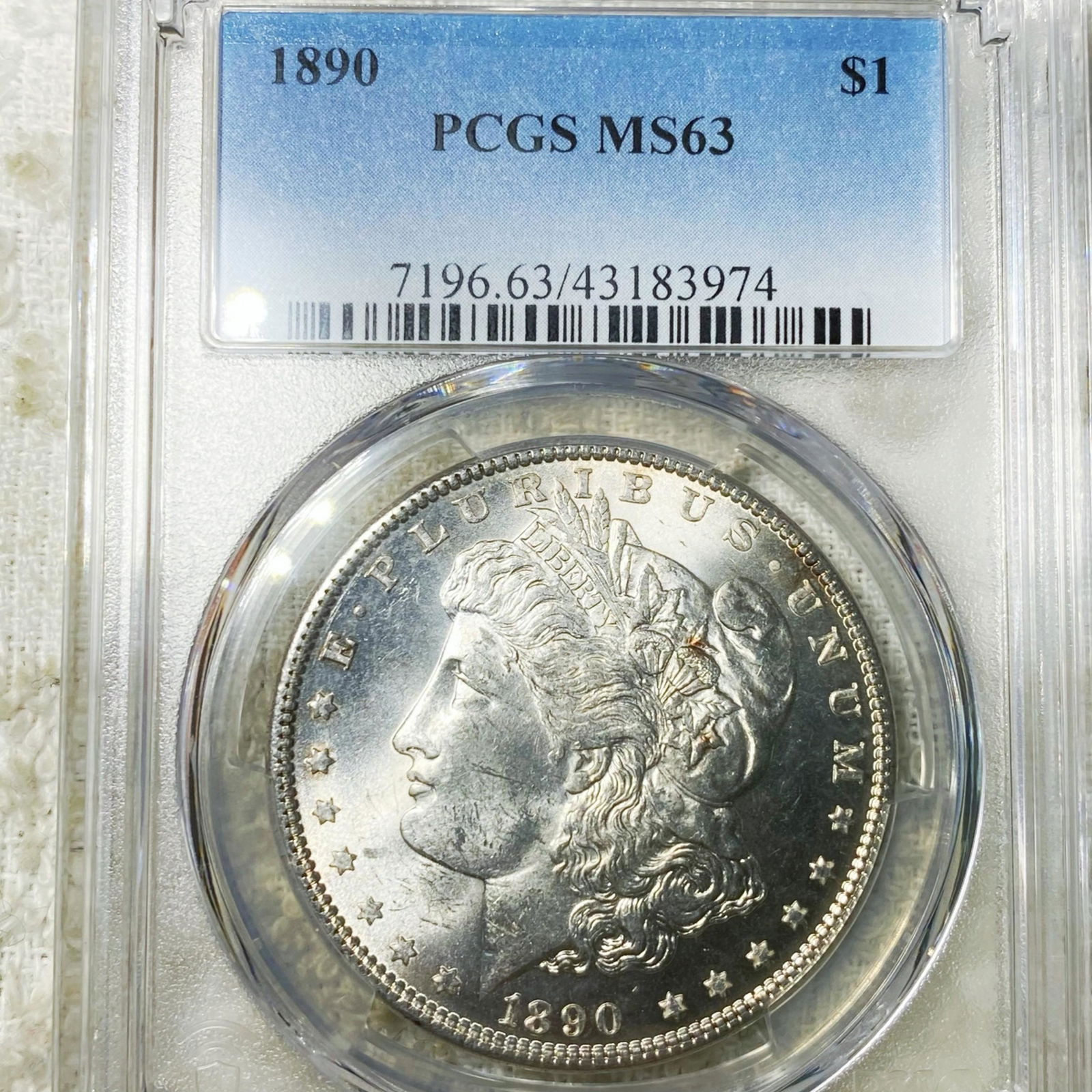 1890 Morgan Silver Dollar PCGS - MS63 (1 of 2)