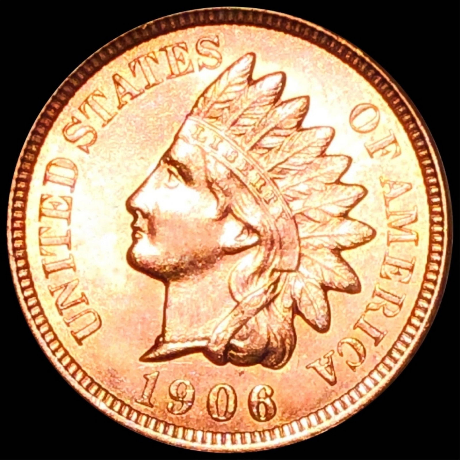 1906 Indian Head Penny UNCIRCULATED (1 of 2)