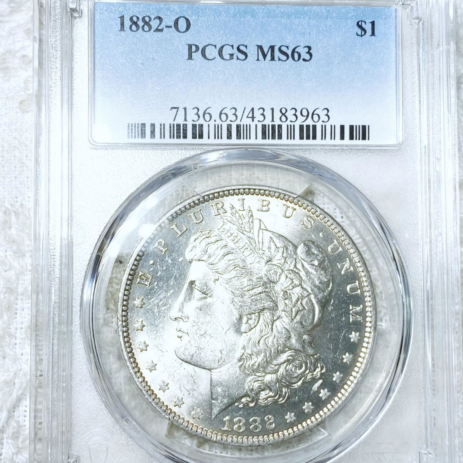 1882-O Morgan Silver Dollar PCGS - MS63 (1 of 2)