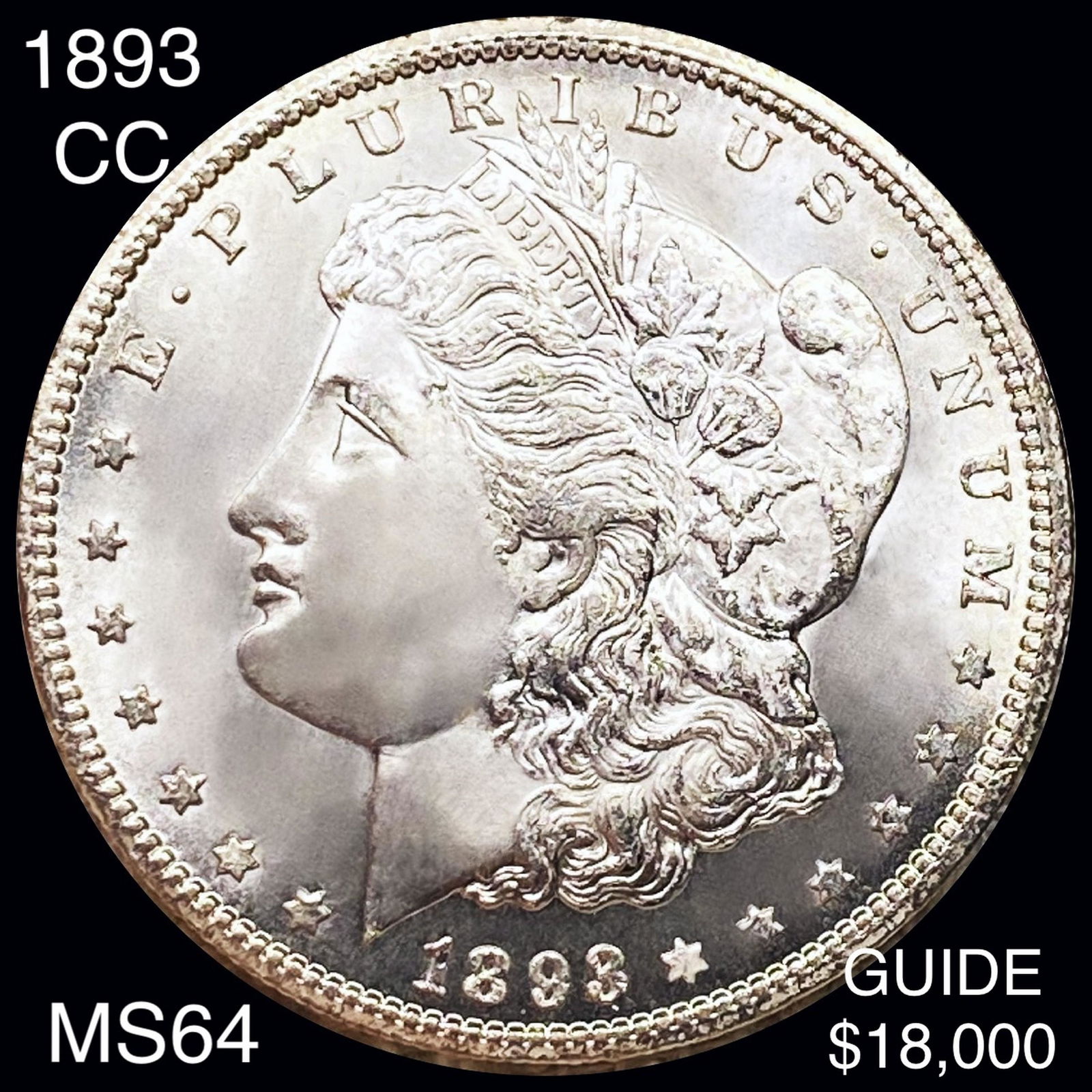 1893-CC Morgan Silver Dollar CHOICE BU (1 of 2)