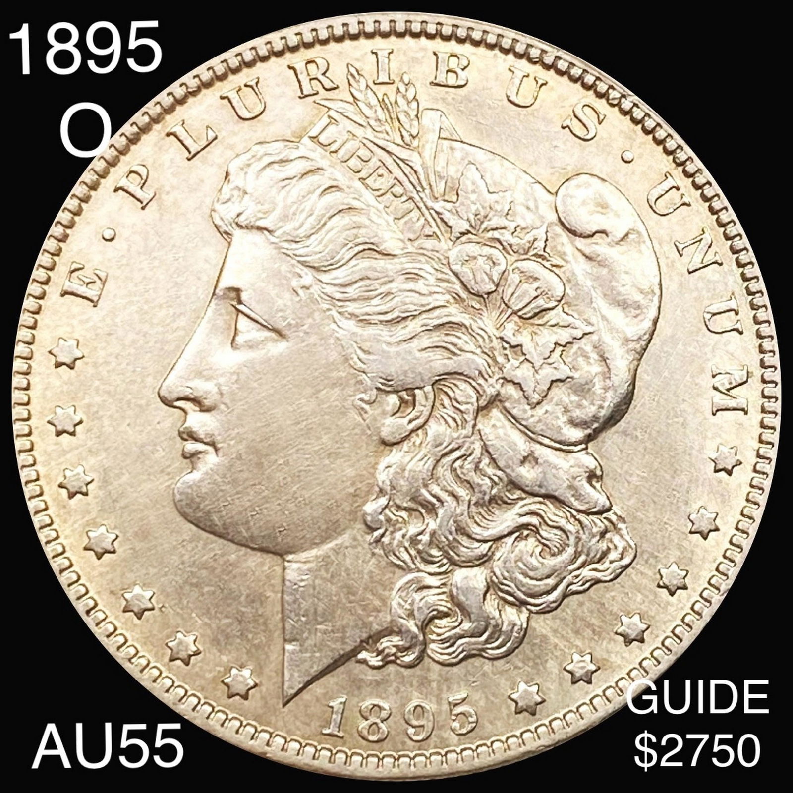 1895-O Morgan Silver Dollar CHOICE AU (1 of 2)