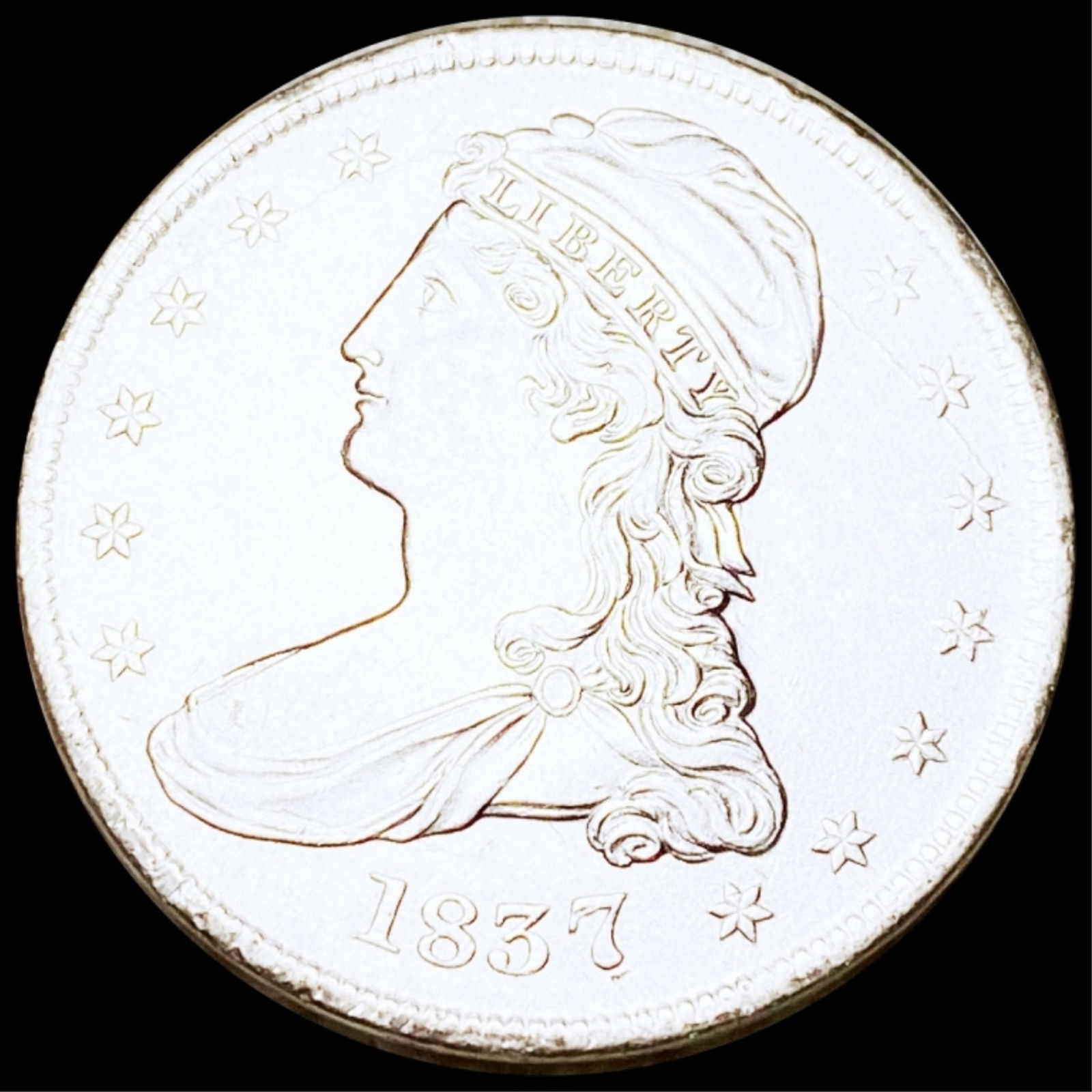 1837 Capped Bust Half Dollar UNCIRCULATED (1 of 2)