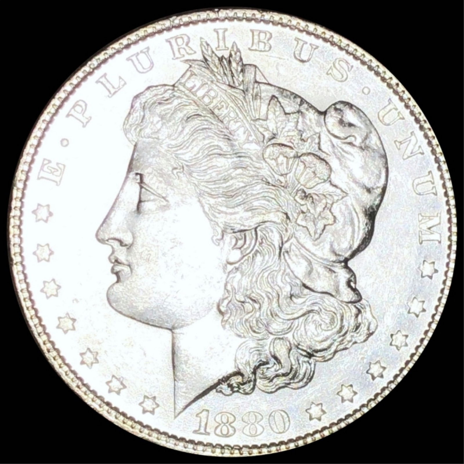 1880-O "MICRO O" Morgan Silver Dollar UNCIRCULATED (1 of 2)