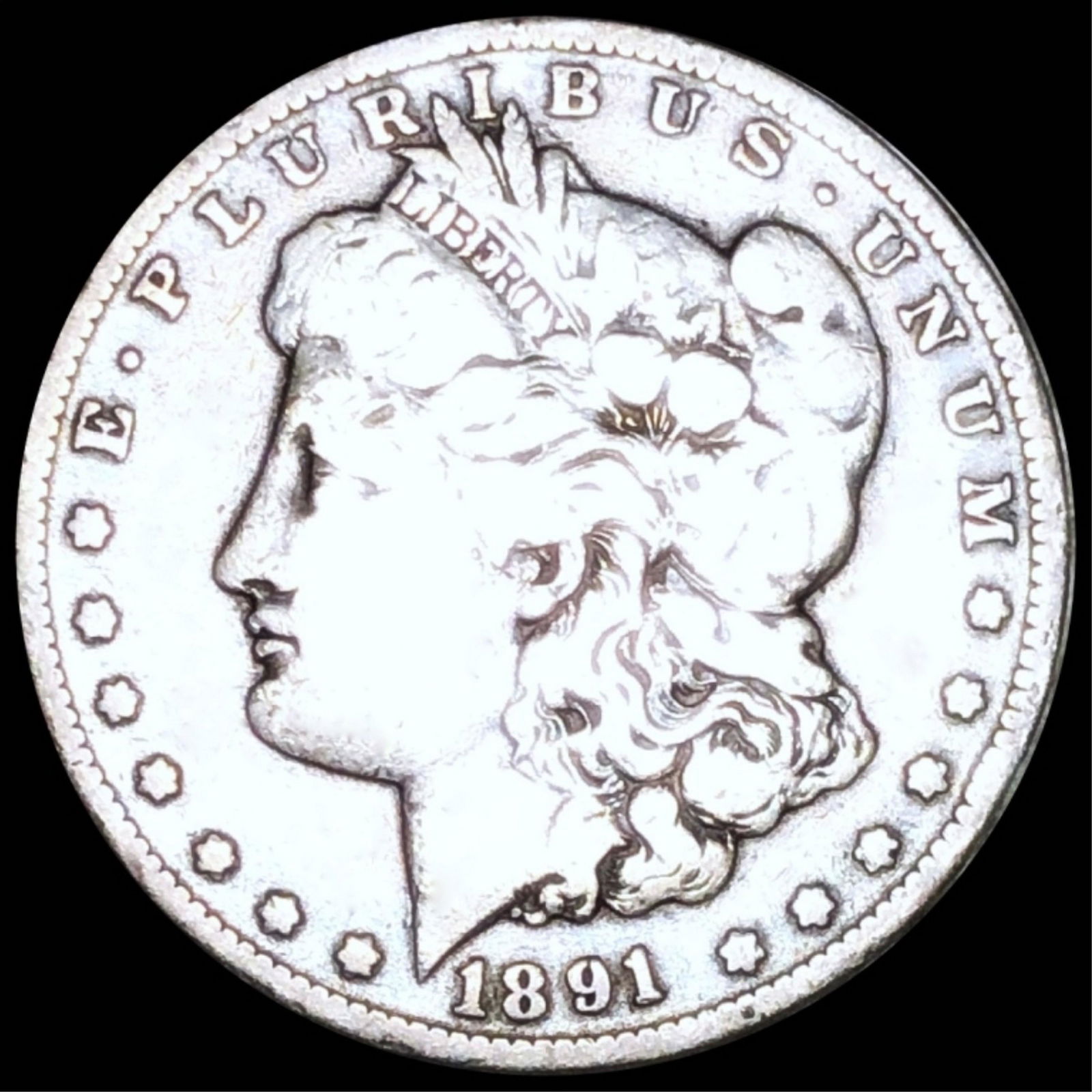 1891-CC Morgan Silver Dollar NICELY CIRCULATED (1 of 2)