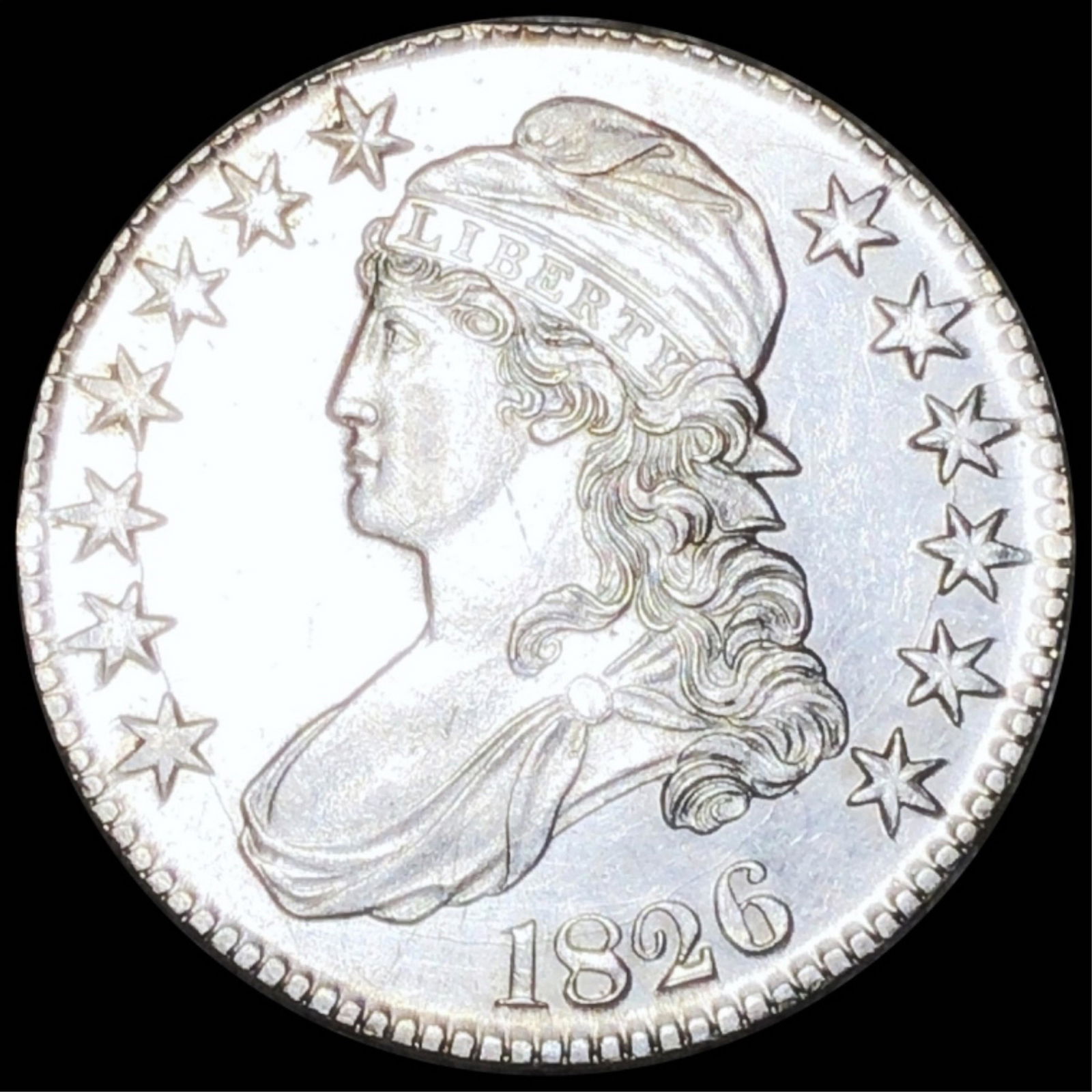 1826 Capped Bust Half Dollar UNCIRCULATED (1 of 2)