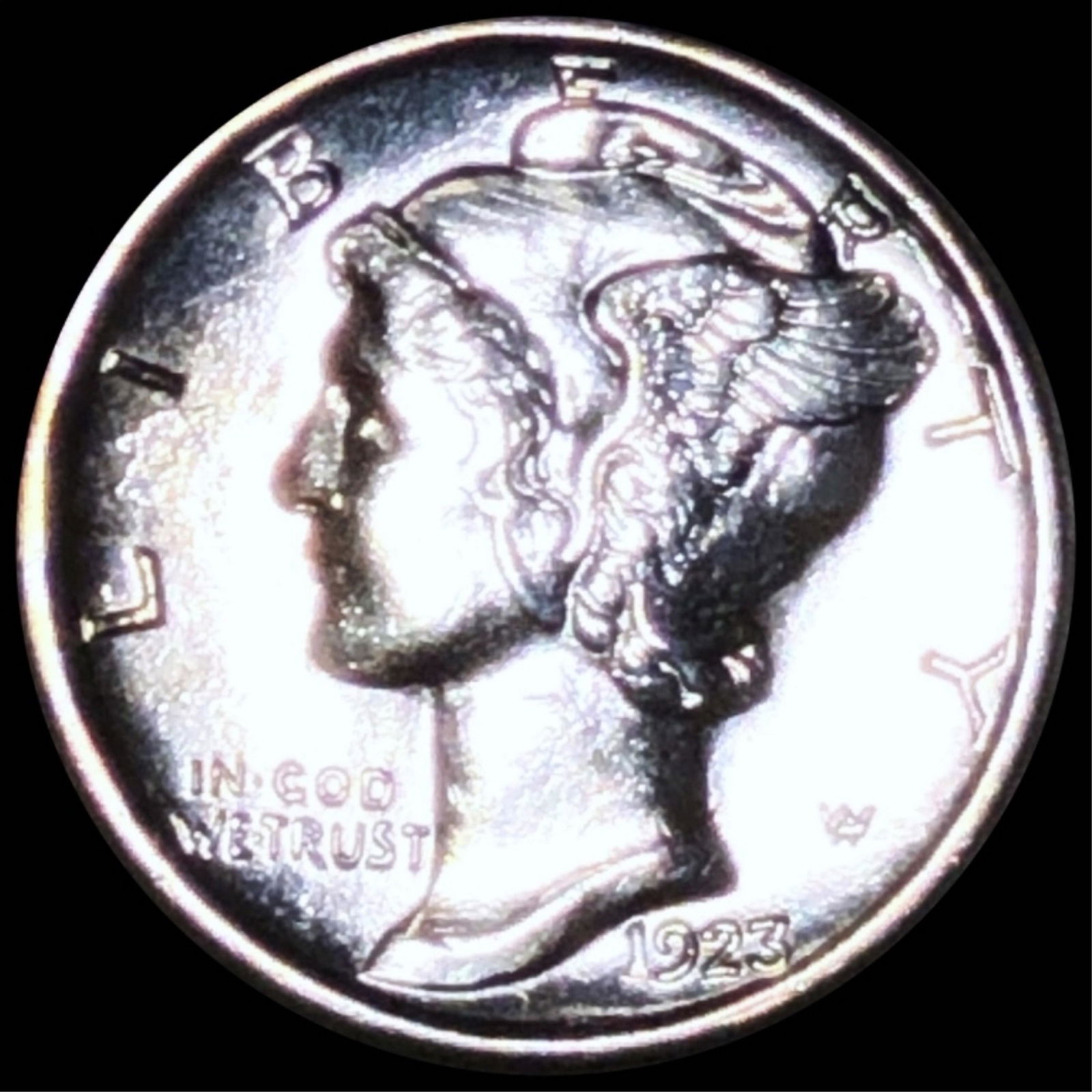 1923-S Mercury Silver Dime UNCIRCULATED (1 of 2)
