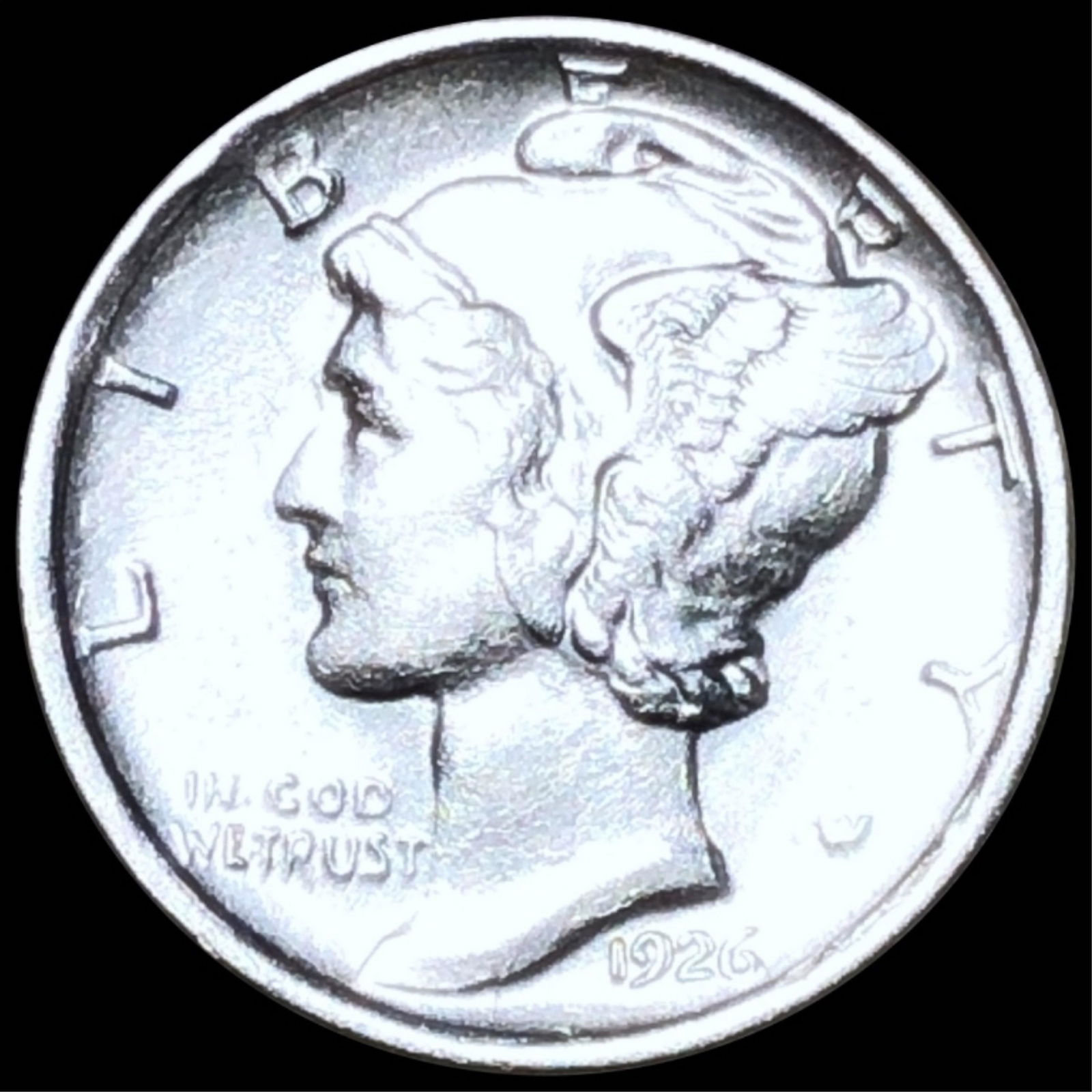 1926-D Mercury Silver Dime UNCIRCULATED (1 of 2)