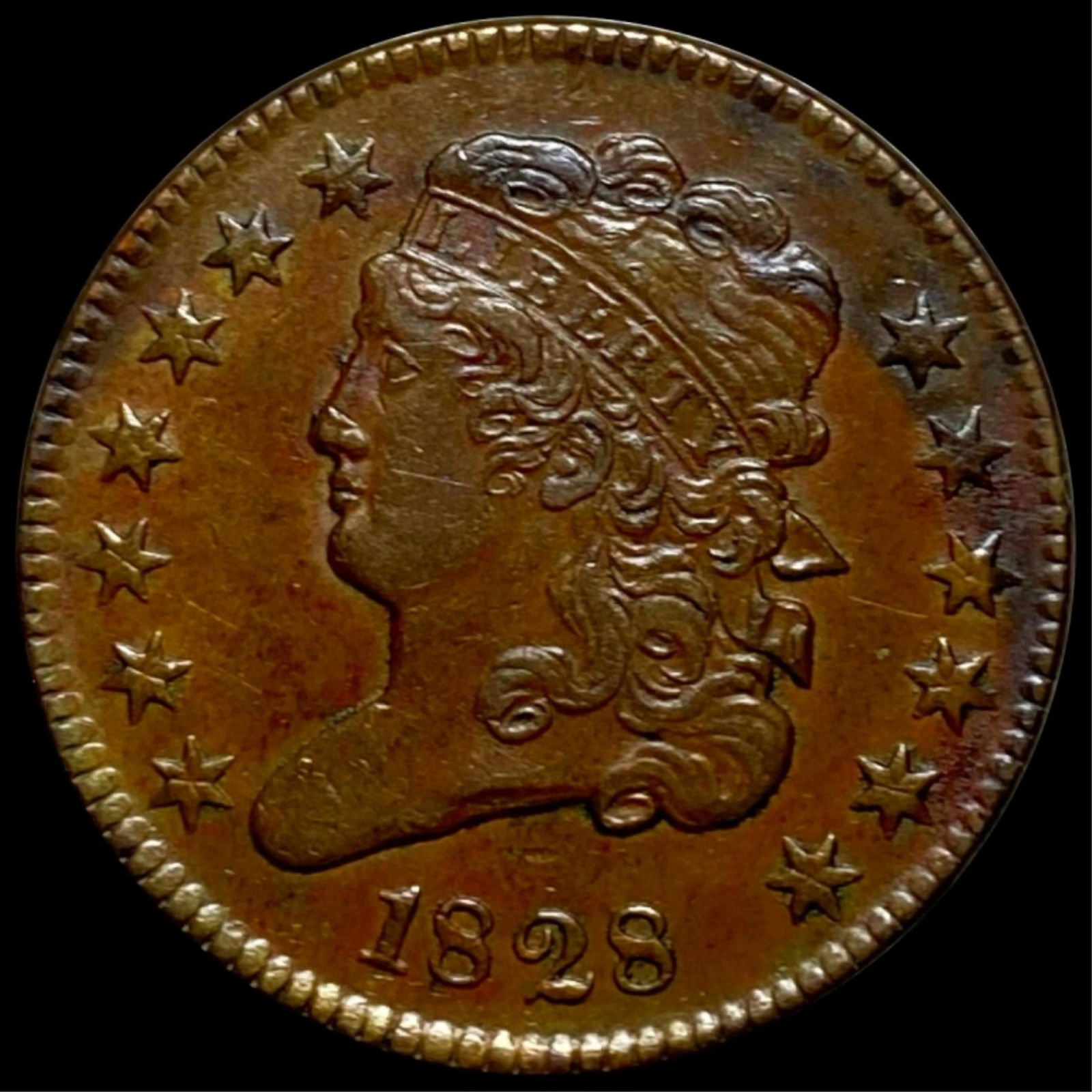 1828 Classic Head Half Cent UNCIRCULATED (1 of 2)