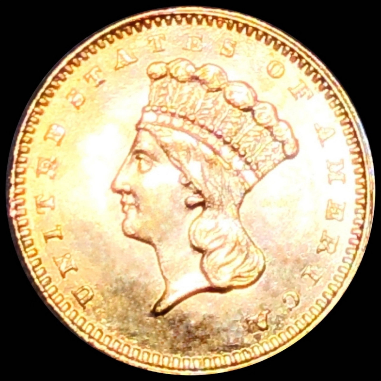1883 Rare Gold Dollar UNCIRCULATED: 1883 Rare Gold Dollar UNCIRCULATED