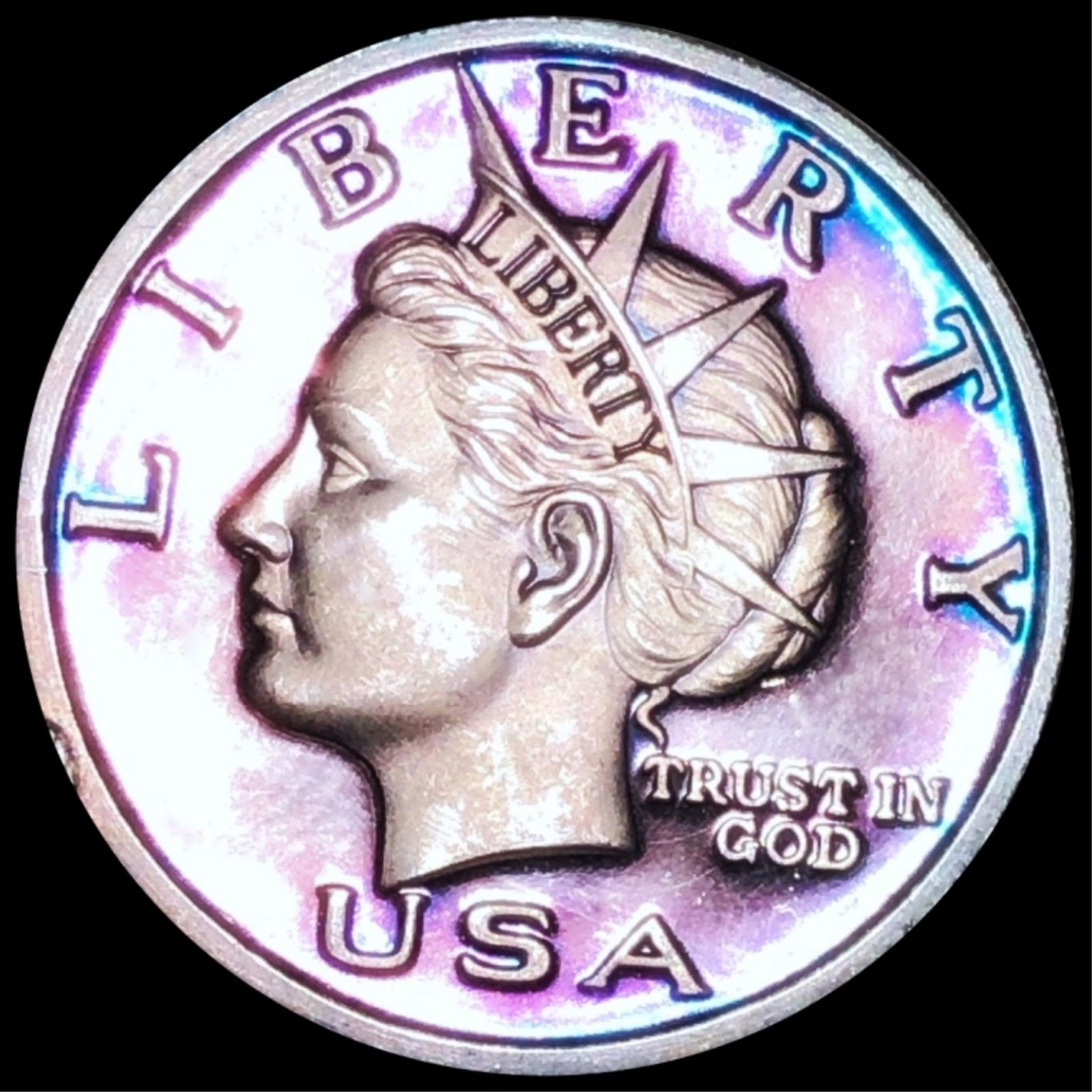 2003 $5 Silver Round GEM PROOF 1/2Oz (1 of 2)