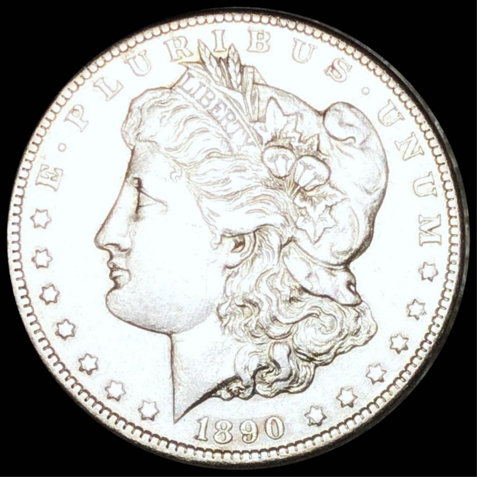 1890-CC Morgan Silver Dollar UNCIRCULATED (1 of 2)