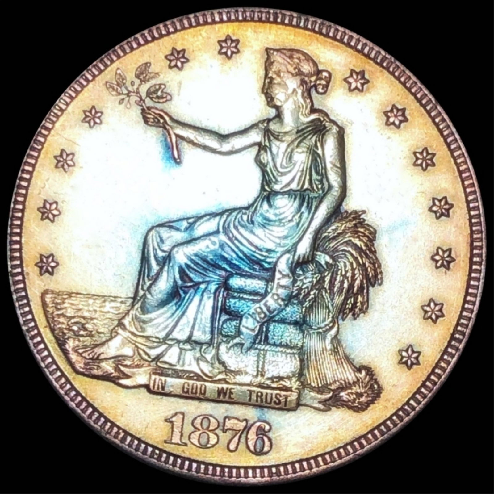 1876-S Silver Trade Dollar UNCIRCULATED (1 of 2)