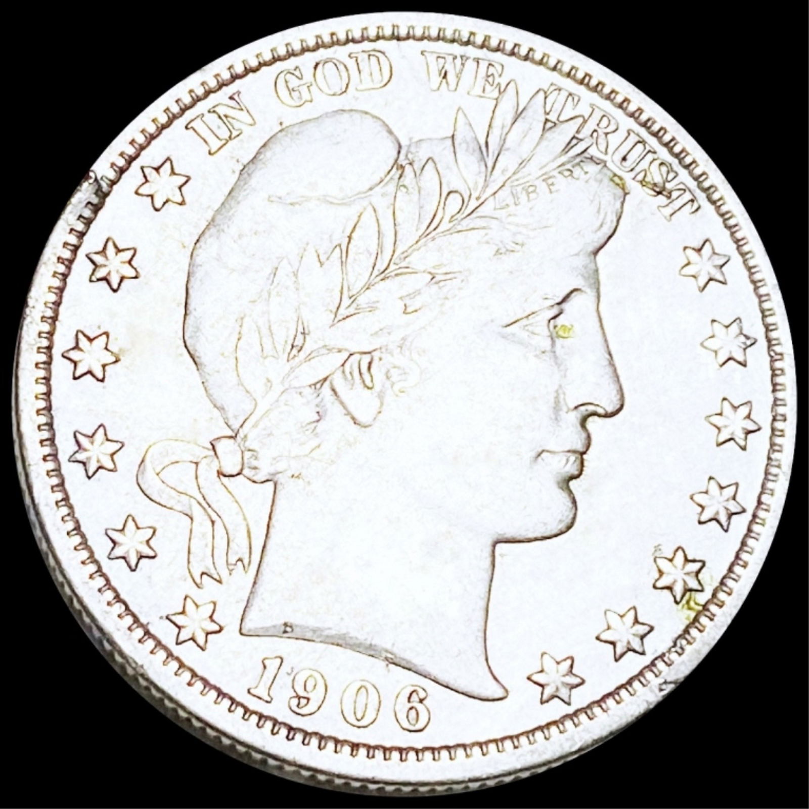 1906-D Barber Half Dollar LIGHTLY CIRCULATED (1 of 2)