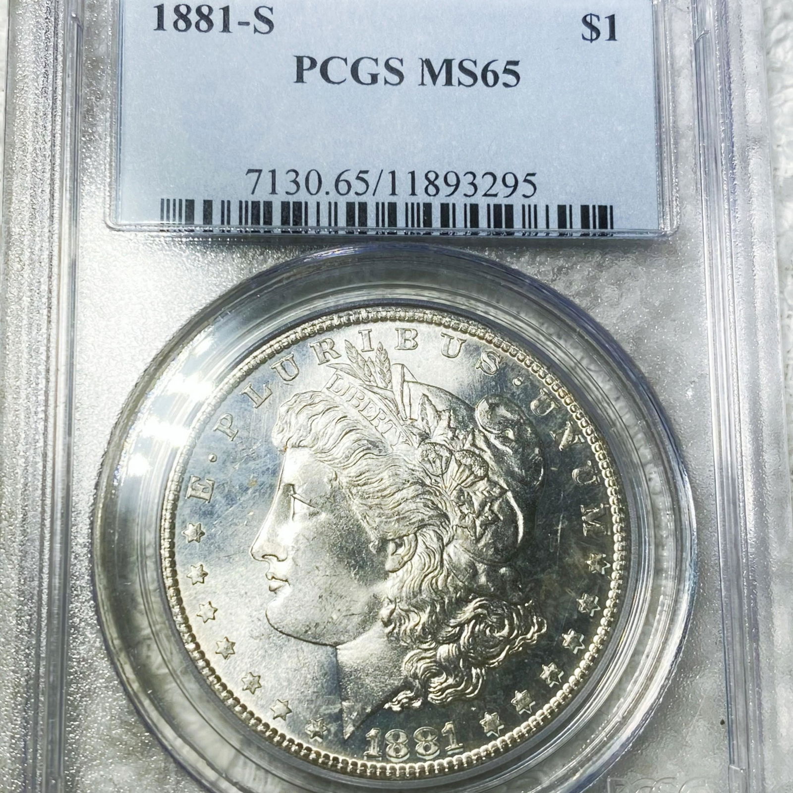 1881-S Morgan Silver Dollar PCGS - MS65 (1 of 2)
