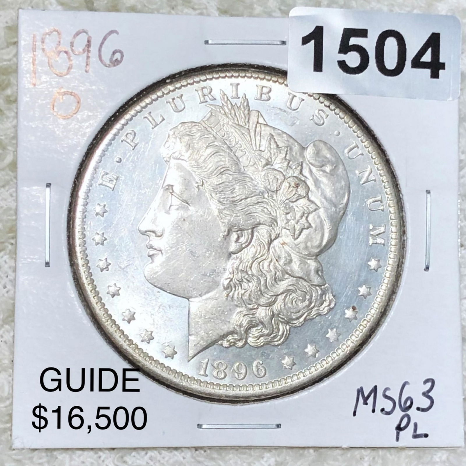 1896-O Morgan Silver Dollar CHOICE BU PL (1 of 2)